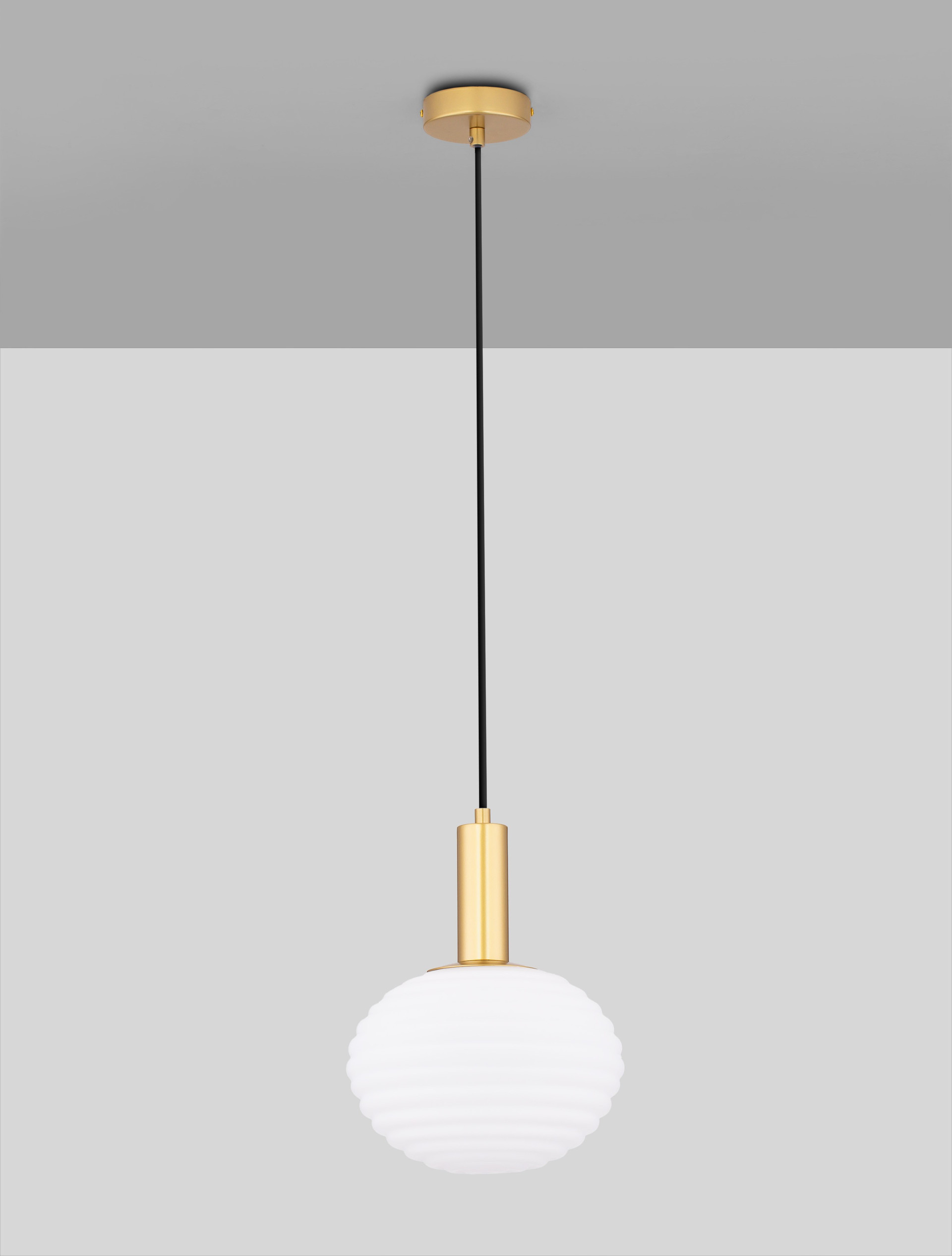 ALLEN | H 120 D 24 cm | 12 W | IP20 | Gold | Glass/Metal