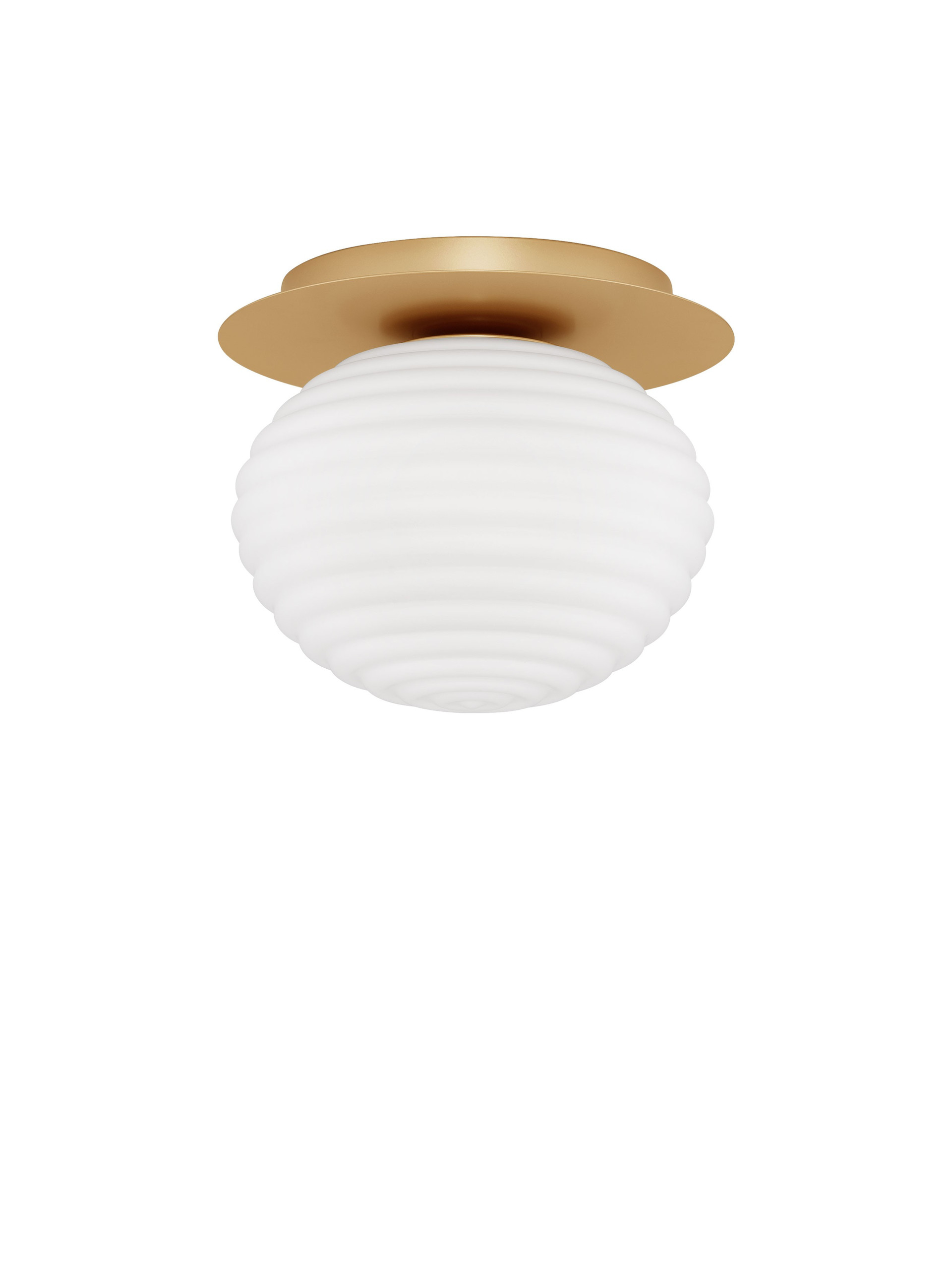 ALLEN | H 21.5 D 26 cm | 12 W | IP20 | White/Gold | Glass/Metal