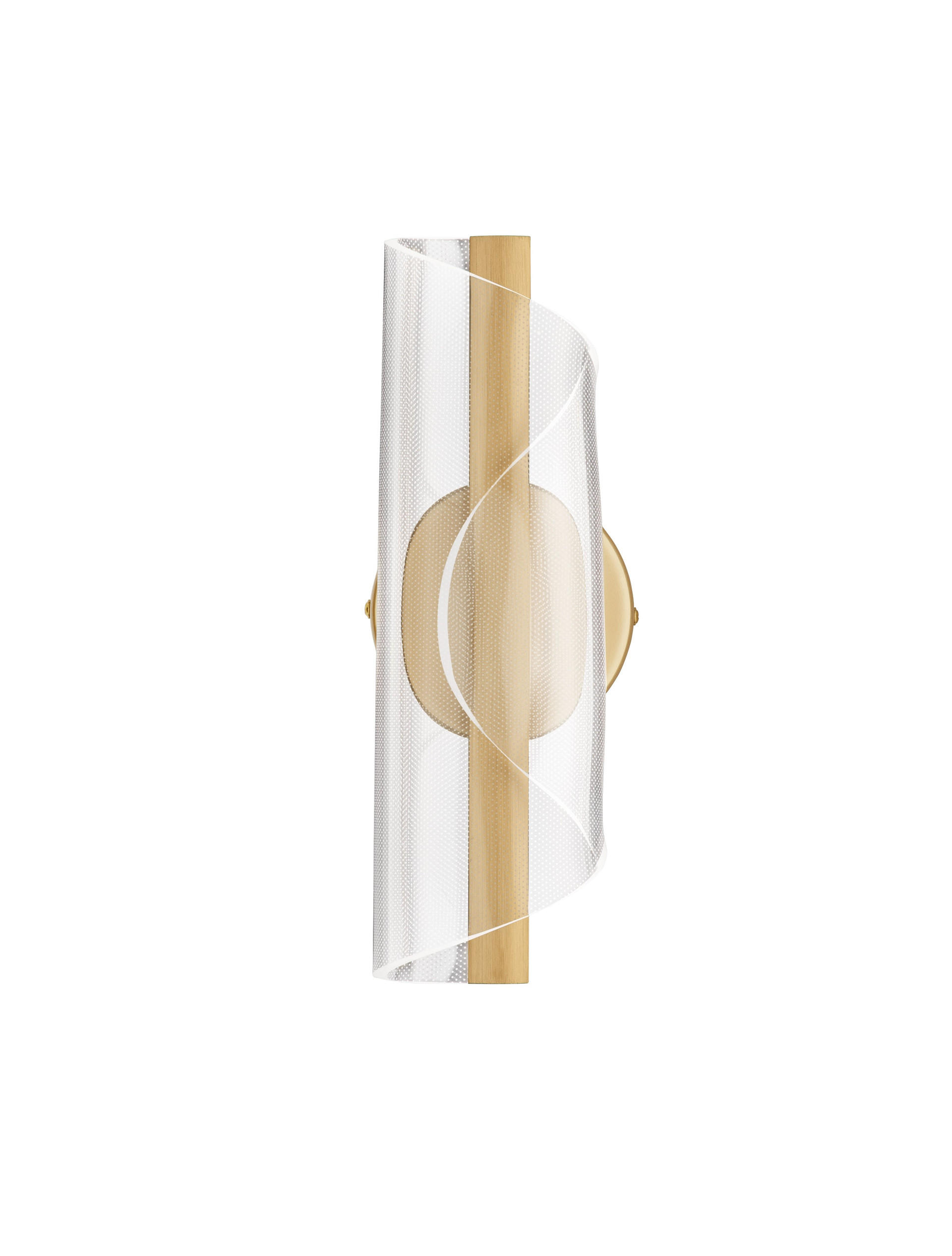 VALENTIN | L 11 W 13 H 31 cm | 9 W | 3000 K | 688 lm | IP20 | Oro | Alluminio/Acrilico