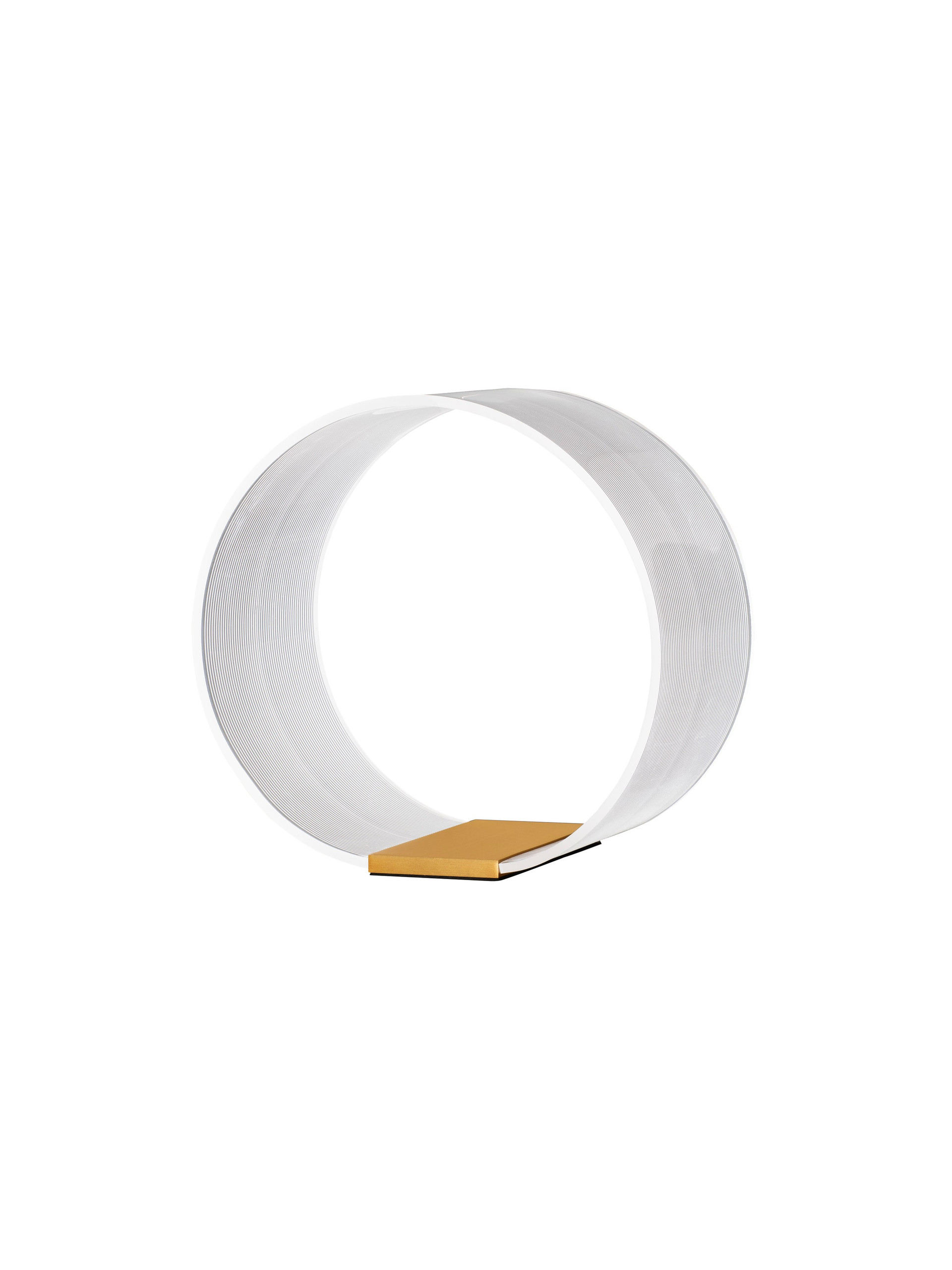 VALENTIN | L 28 W 16 H 27.6 cm | 14 W | 3000 K | 786 lm | IP20 | Gold | Aluminum/Acrylic