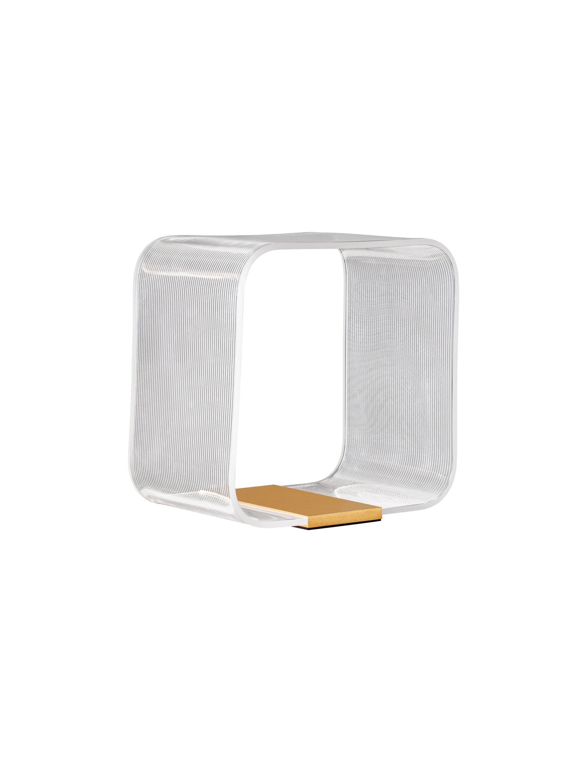 VALENTIN | L 24 W 16 H 24 cm | 14 W | 3000 K | 786 lm | IP20 | Oro | Alluminio/Acrilico