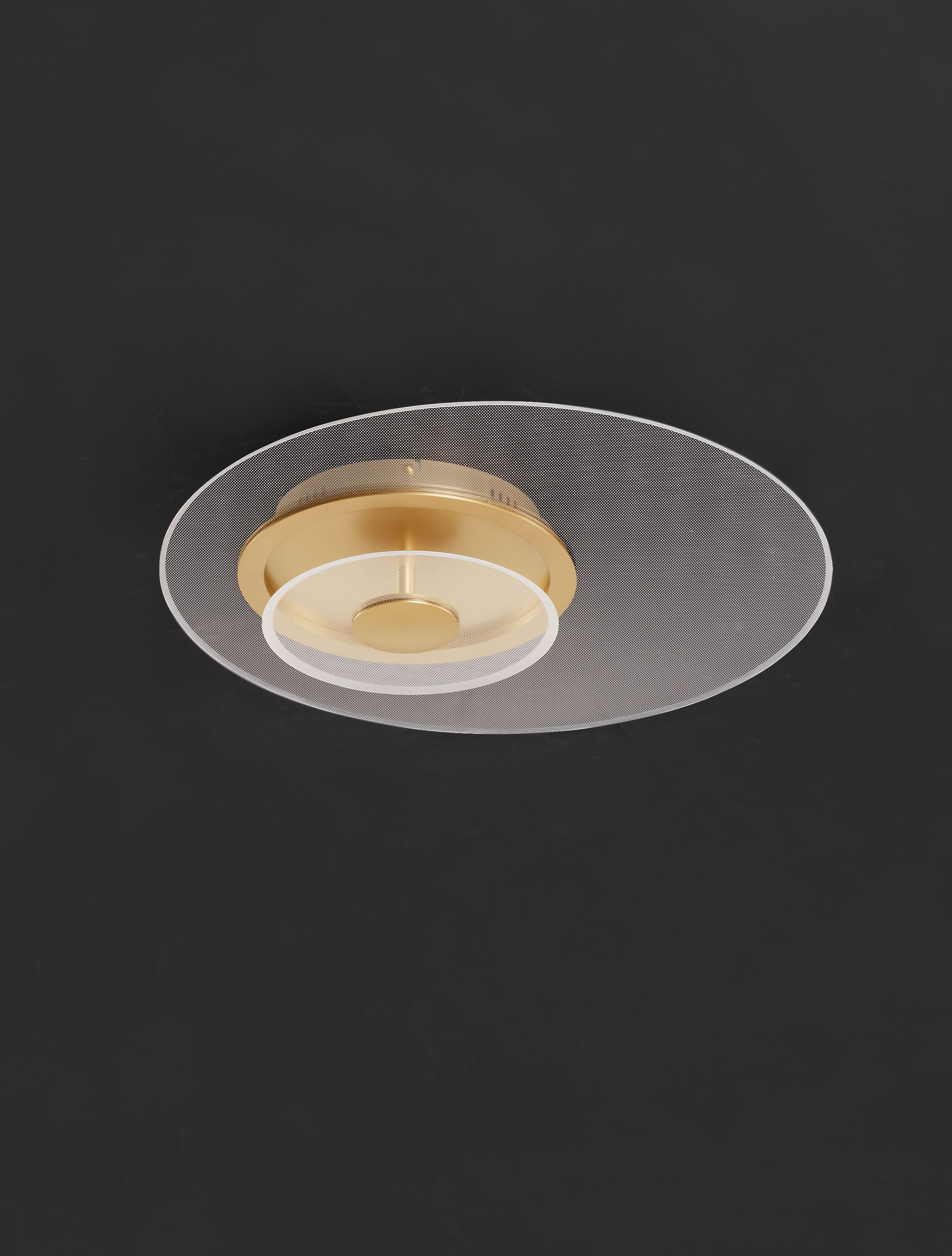 COPO | H 9.6 D 50 cm | 29 W | 3000 K | 1905 lm | IP20 | Gold | Aluminum/Acrylic