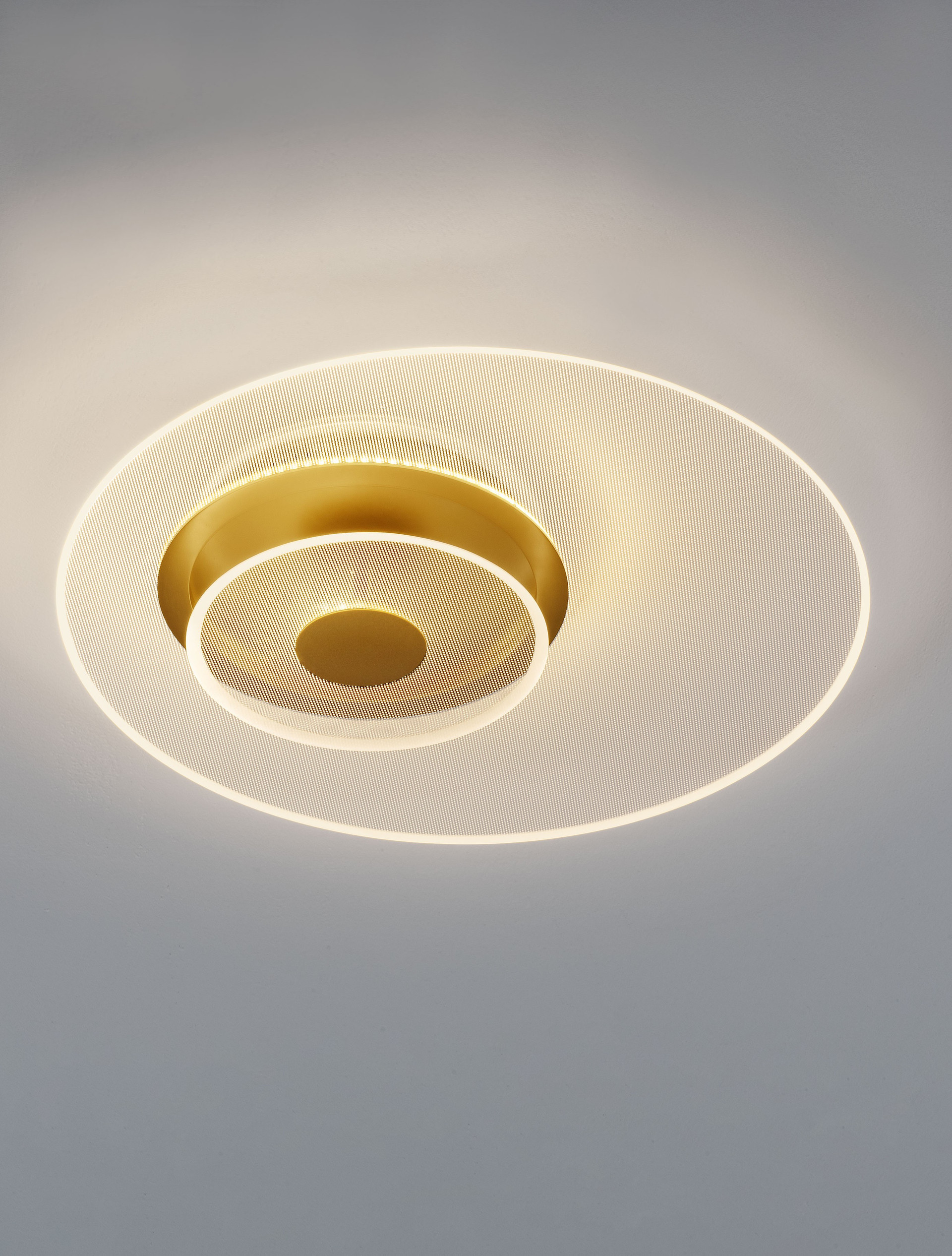 COPO | H 9.6 D 50 cm | 29 W | 3000 K | 1905 lm | IP20 | Gold | Aluminum/Acrylic