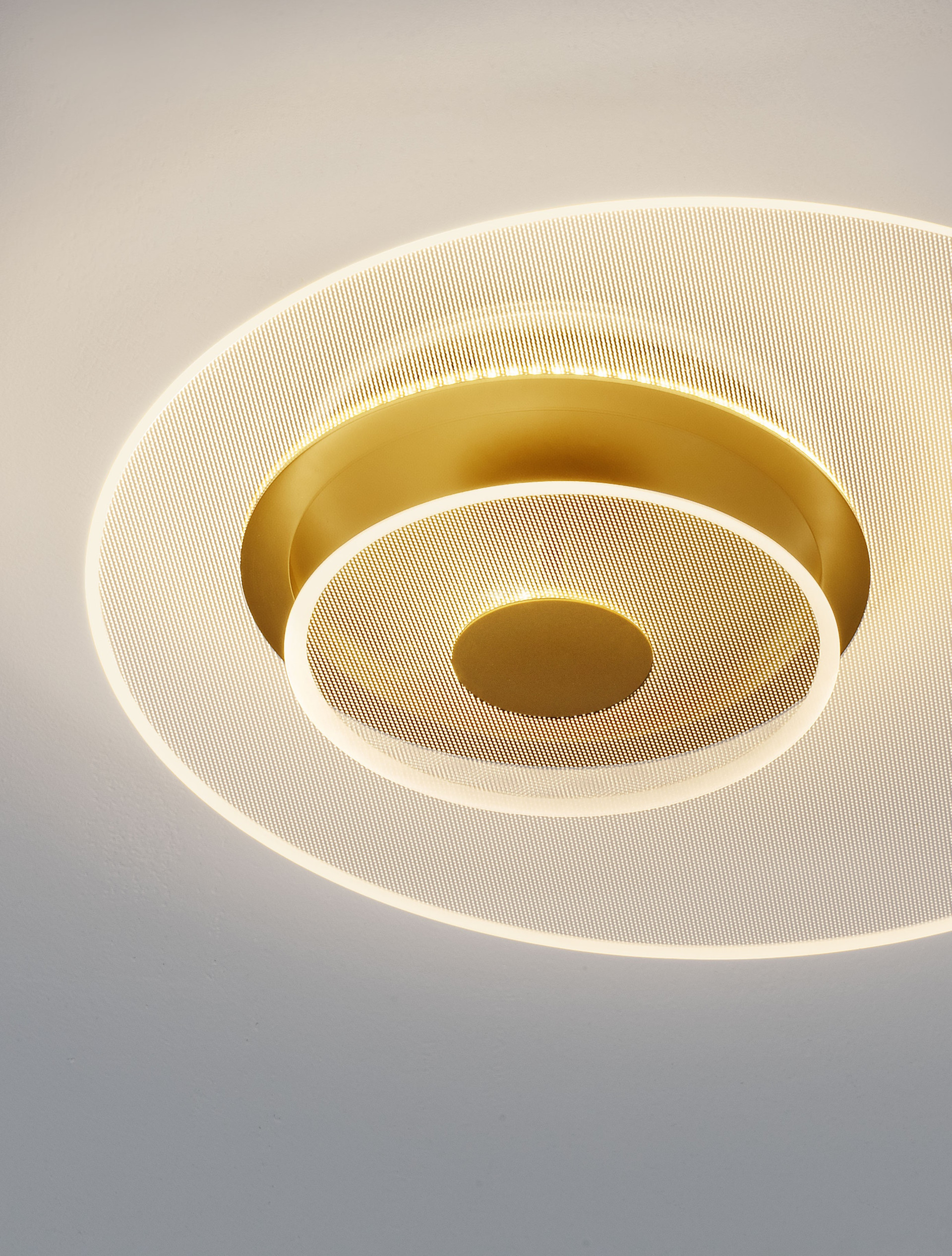 COPO | H 9.6 D 50 cm | 29 W | 3000 K | 1905 lm | IP20 | Gold | Aluminum/Acrylic