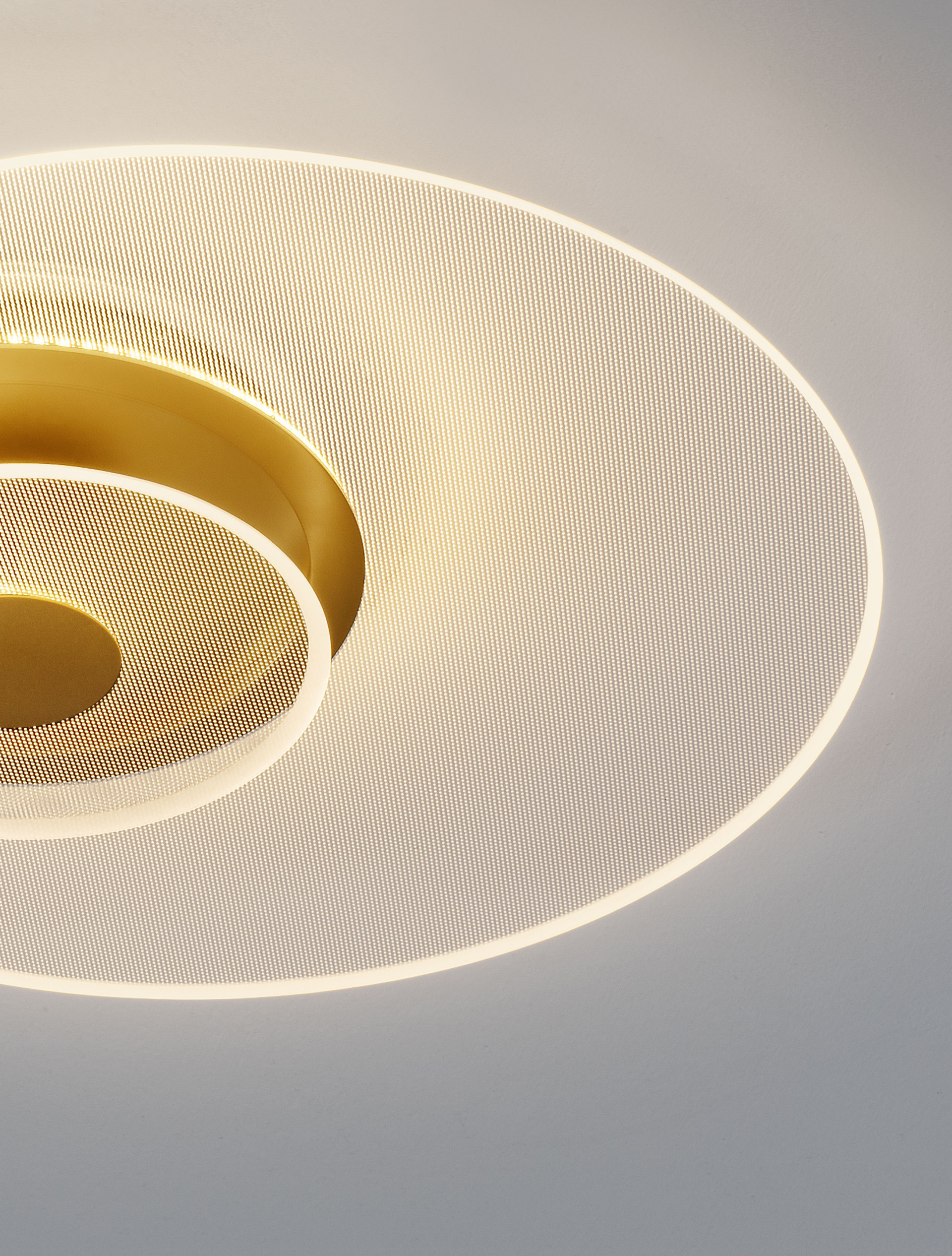 COPO | H 9.6 D 50 cm | 29 W | 3000 K | 1905 lm | IP20 | Gold | Aluminum/Acrylic