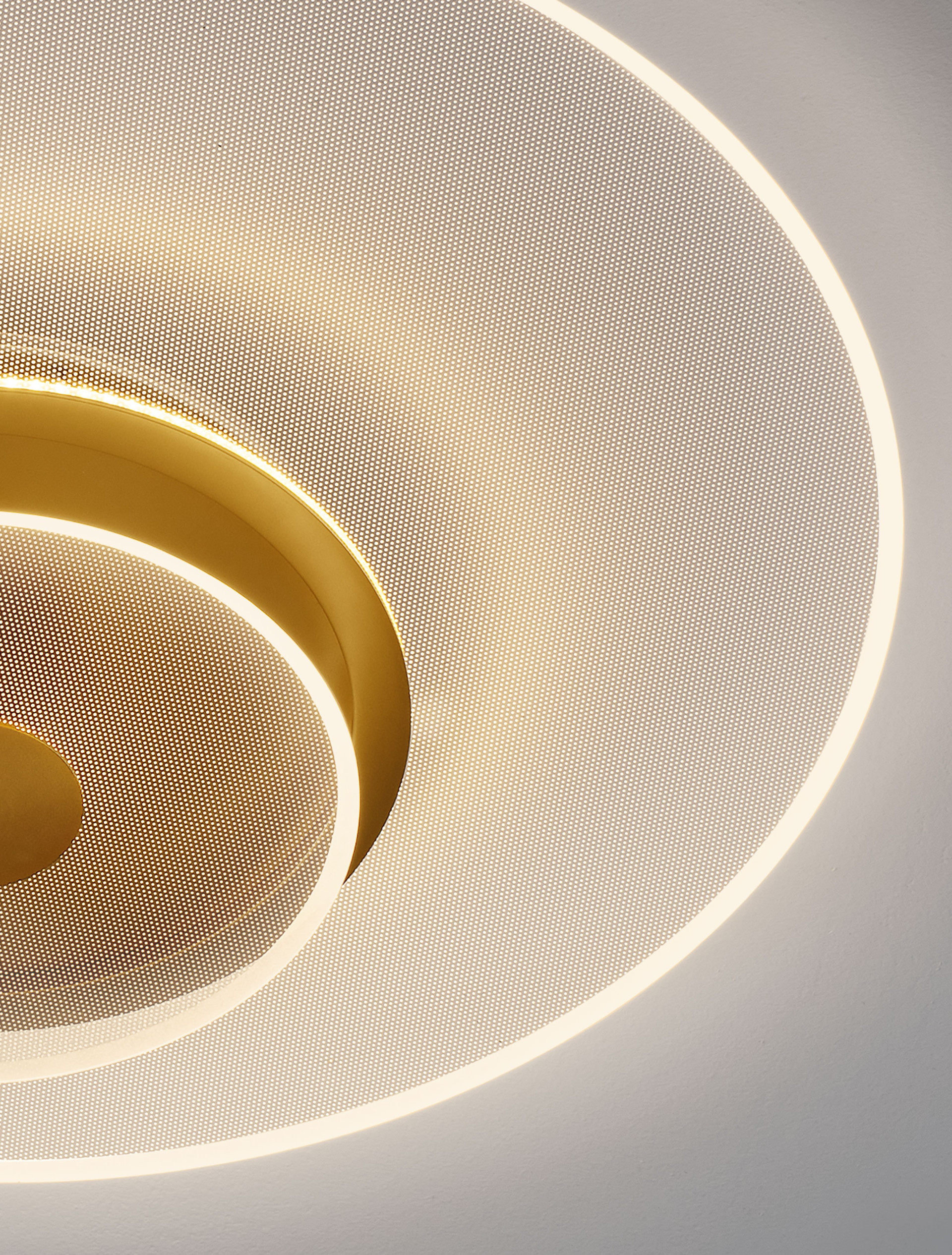 COPO | H 9.6 D 60 cm | 35 W | 3000 K | 2189 lm | IP20 | Gold | Aluminum/Acrylic