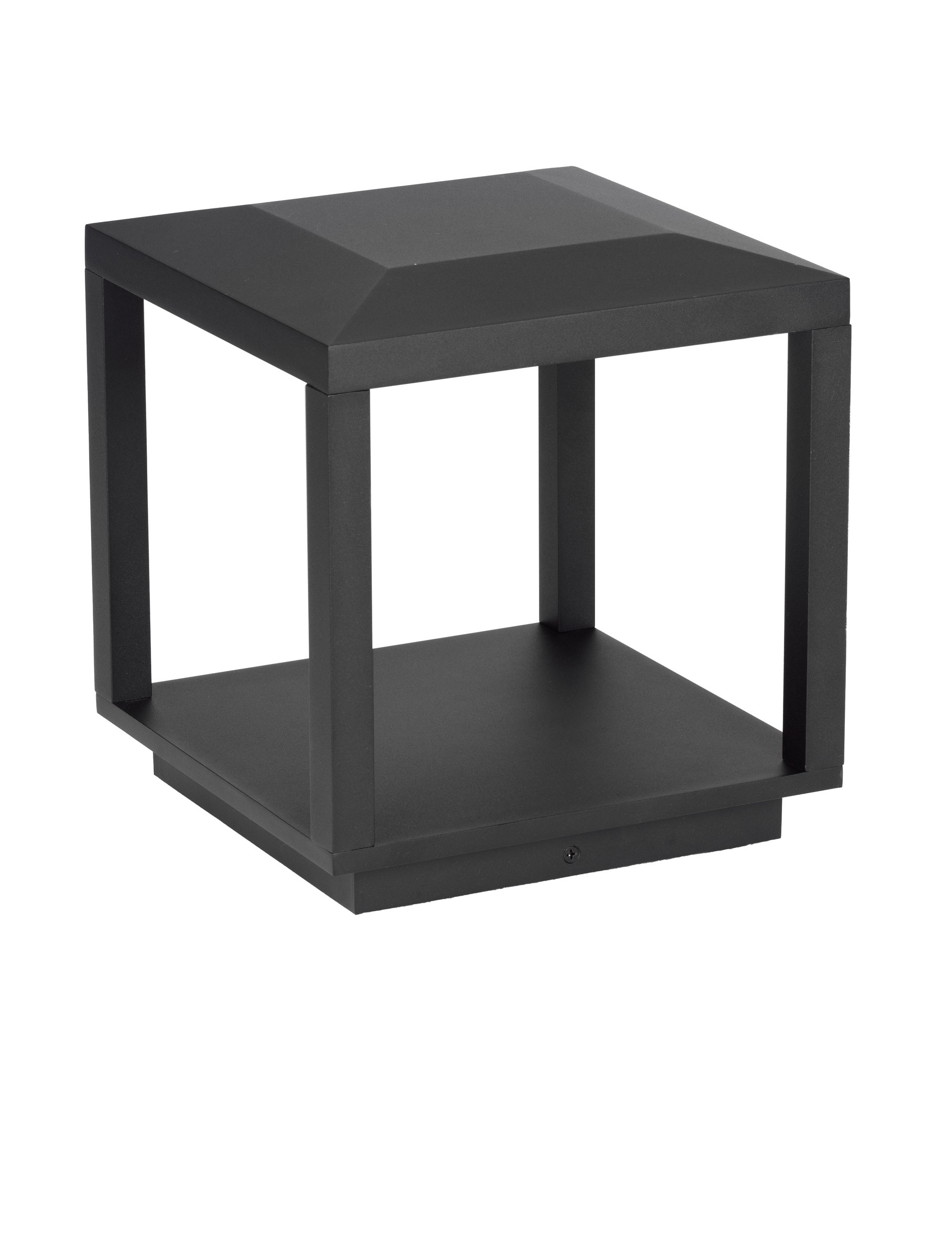 PRIVE | L 25 W 25 H 26 cm | 15 W | 3000 K | 155 lm | IP65 | Black | Aluminum