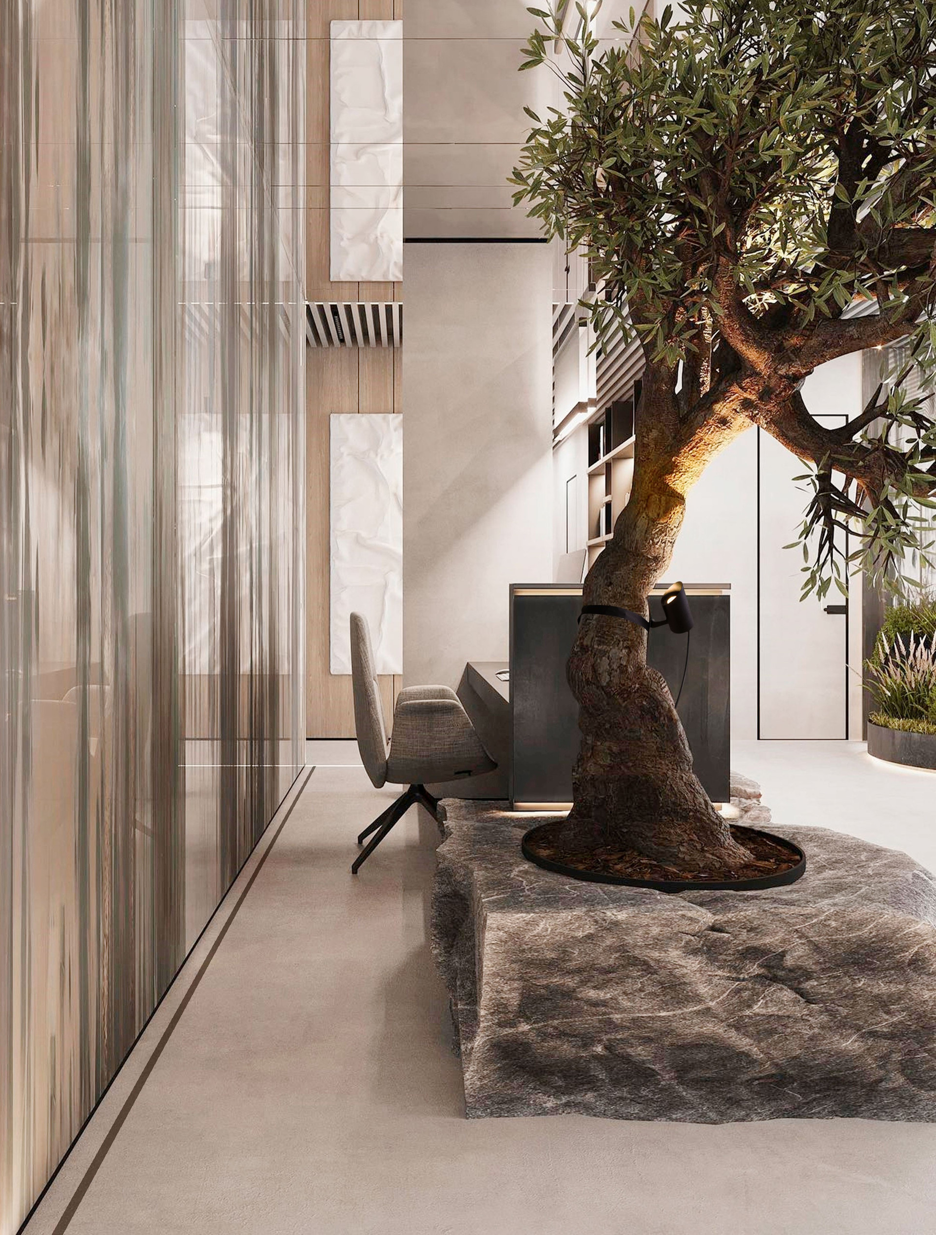 Tree B30-8W | H 9 D 5 cm | 8 W | 3000 K | 464 lm | IP65 | Black | Aluminum