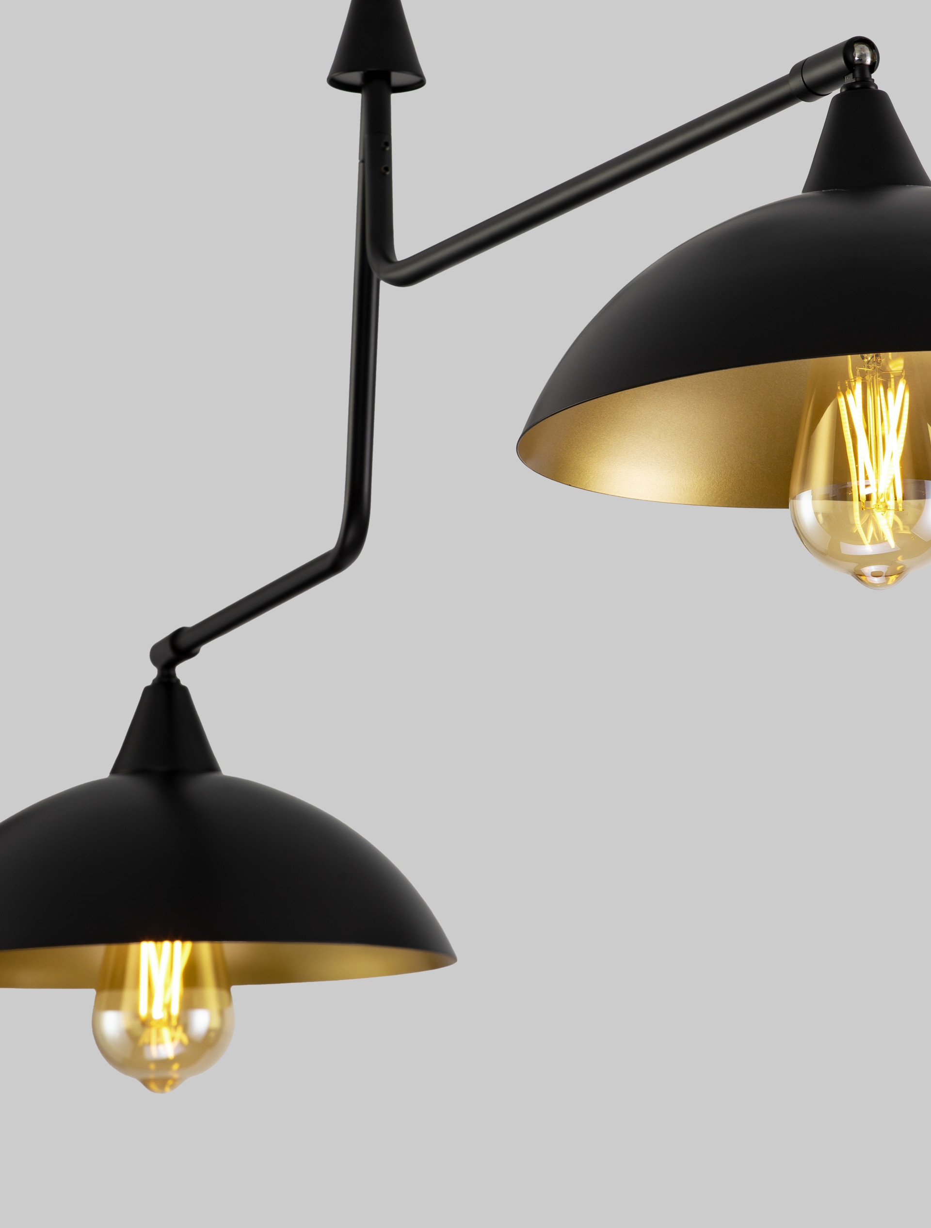 MIRBA | L 113 W 19 H 70 cm | 24 W | IP20 | Black/Gold | Metal