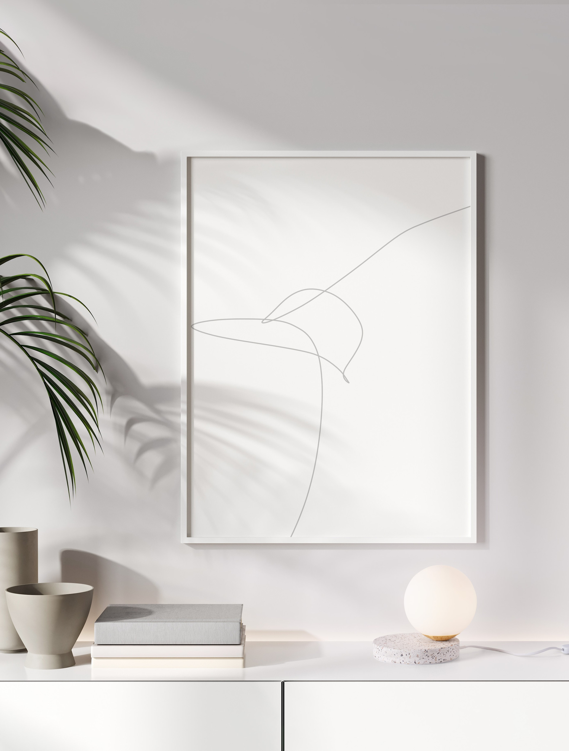 BESON | L 15 W 17.5 H 18 cm | 5 W | IP20 | Gray | Glass/Marble