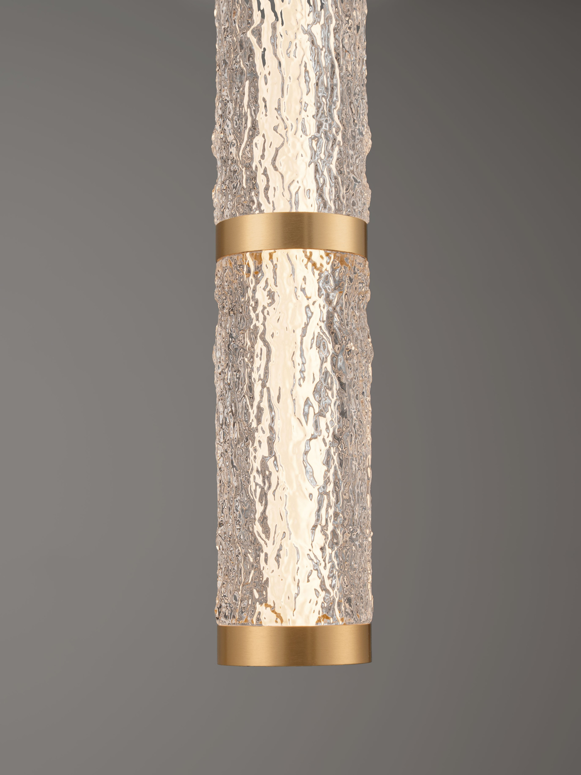 DECORO | H 200 D 10 cm | 11 W | 3000 K | 840 lm | IP20 | Ορείχαλκος Χρυσός | Ατσάλι/Αλουμίνιο/Ακρυλικό/Σιλικόνη