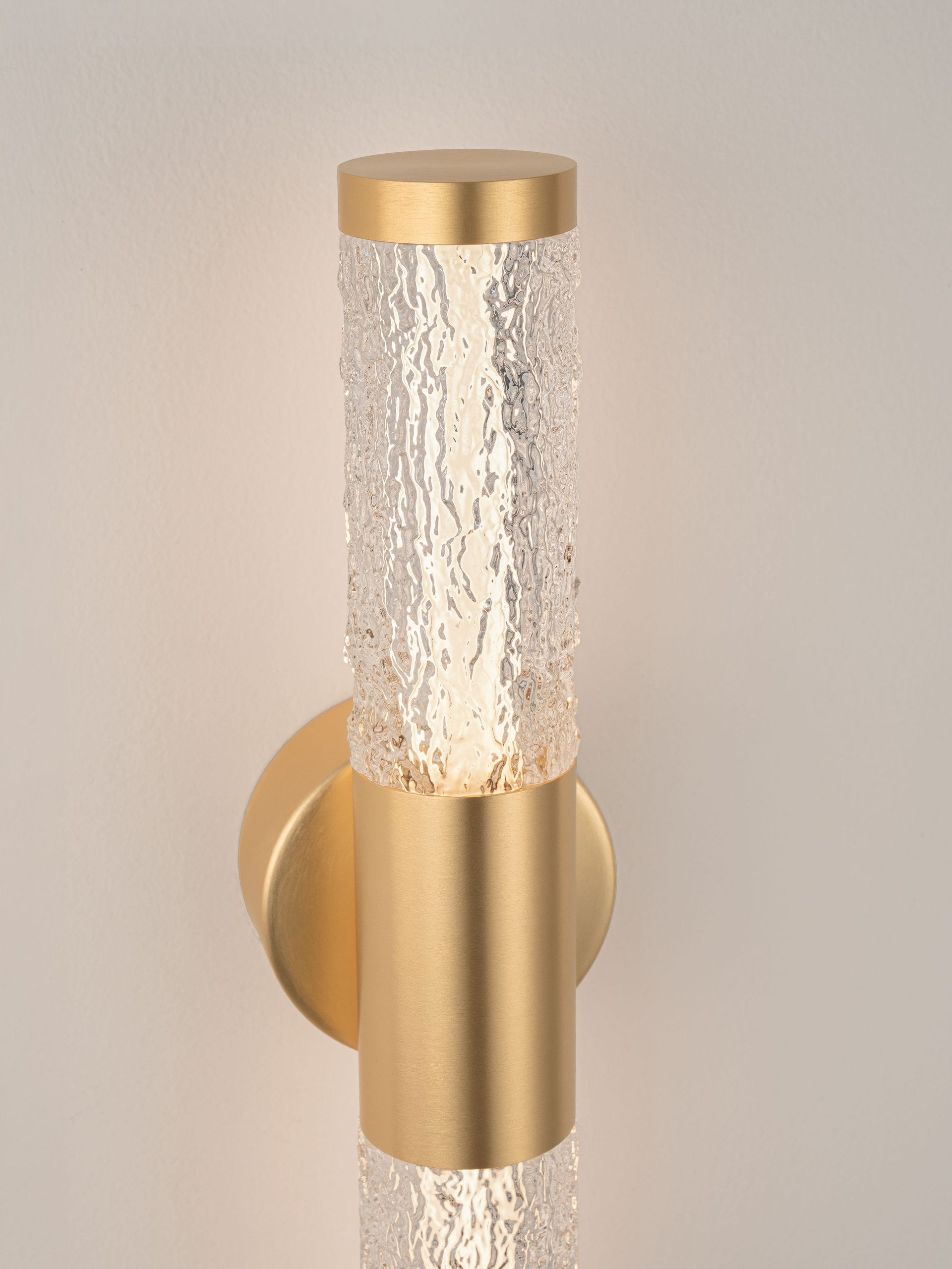 DECORO | W 10 H 41.5 D 6 cm | 13 W | 3000 K | 999 lm | IP20 | Ορείχαλκος Χρυσός | Ατσάλι/Αλουμίνιο/Ακρυλικό/Σιλικόνη