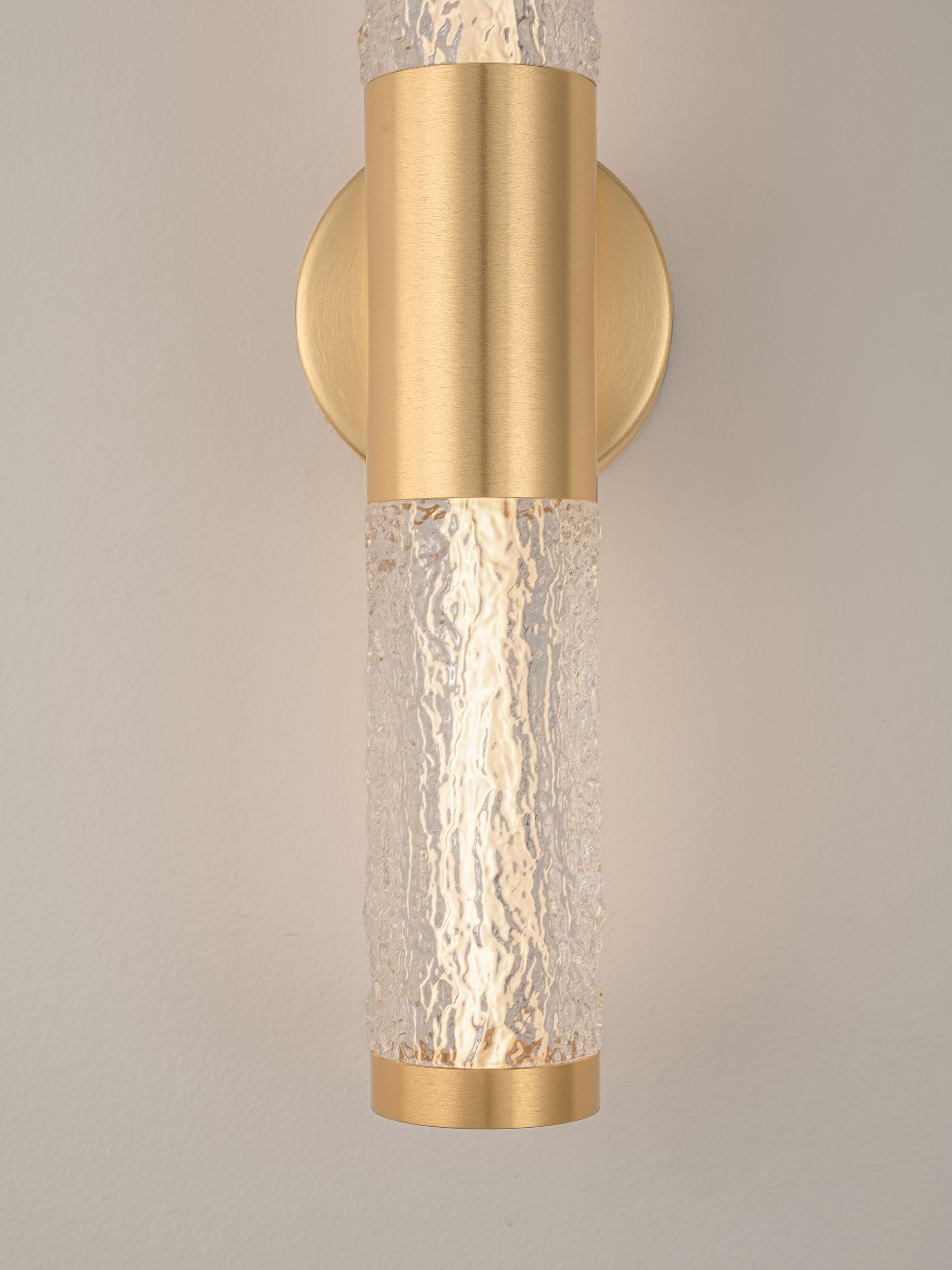 DECORO | W 10 H 41.5 D 6 cm | 13 W | 3000 K | 999 lm | IP20 | Ορείχαλκος Χρυσός | Ατσάλι/Αλουμίνιο/Ακρυλικό/Σιλικόνη