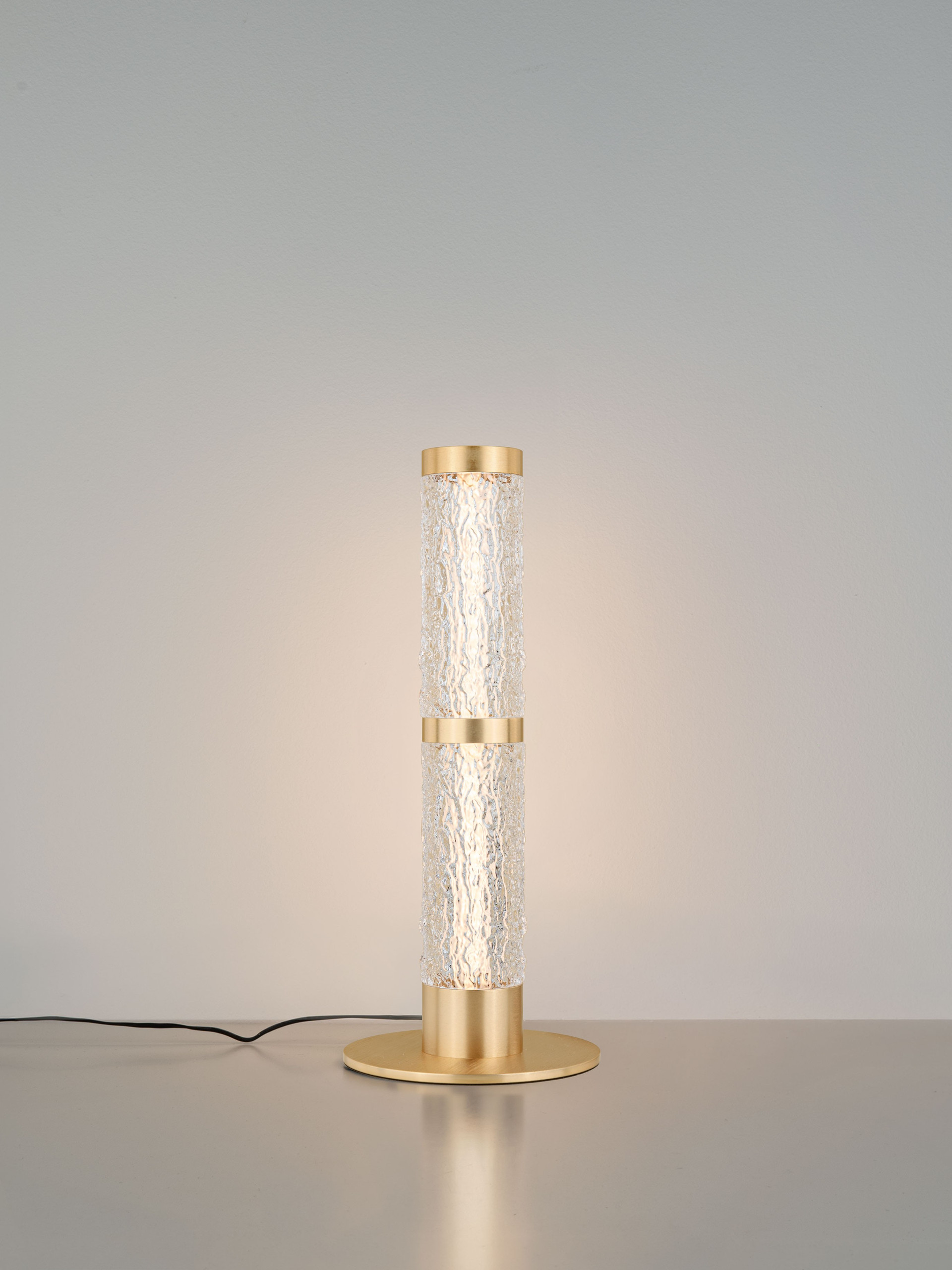 DECORO | H 35 D 15 cm | 8 W | 3000 K | 567 lm | IP20 | Ορείχαλκος Χρυσός | Ατσάλι/Αλουμίνιο/Ακρυλικό/Σιλικόνη