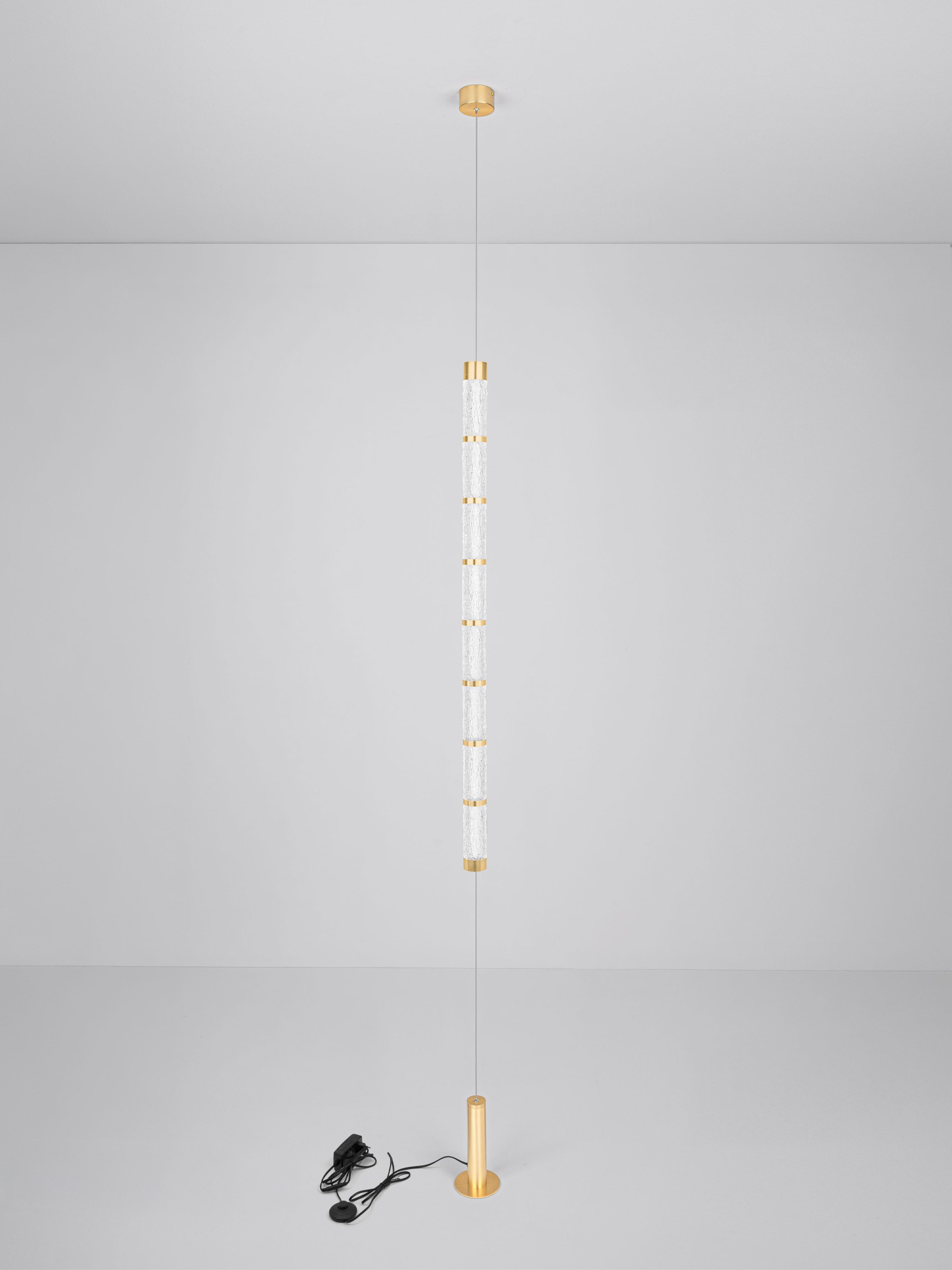 DECORO | D 12 cm | 31 W | 3000 K | 2249 lm | IP20 | Ορείχαλκος Χρυσός | Ατσάλι/Αλουμίνιο/Ακρυλικό/Σιλικόνη