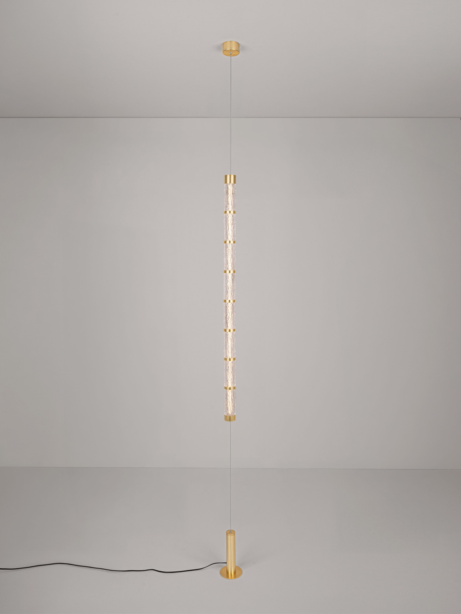 DECORO | D 12 cm | 31 W | 3000 K | 2249 lm | IP20 | Ορείχαλκος Χρυσός | Ατσάλι/Αλουμίνιο/Ακρυλικό/Σιλικόνη