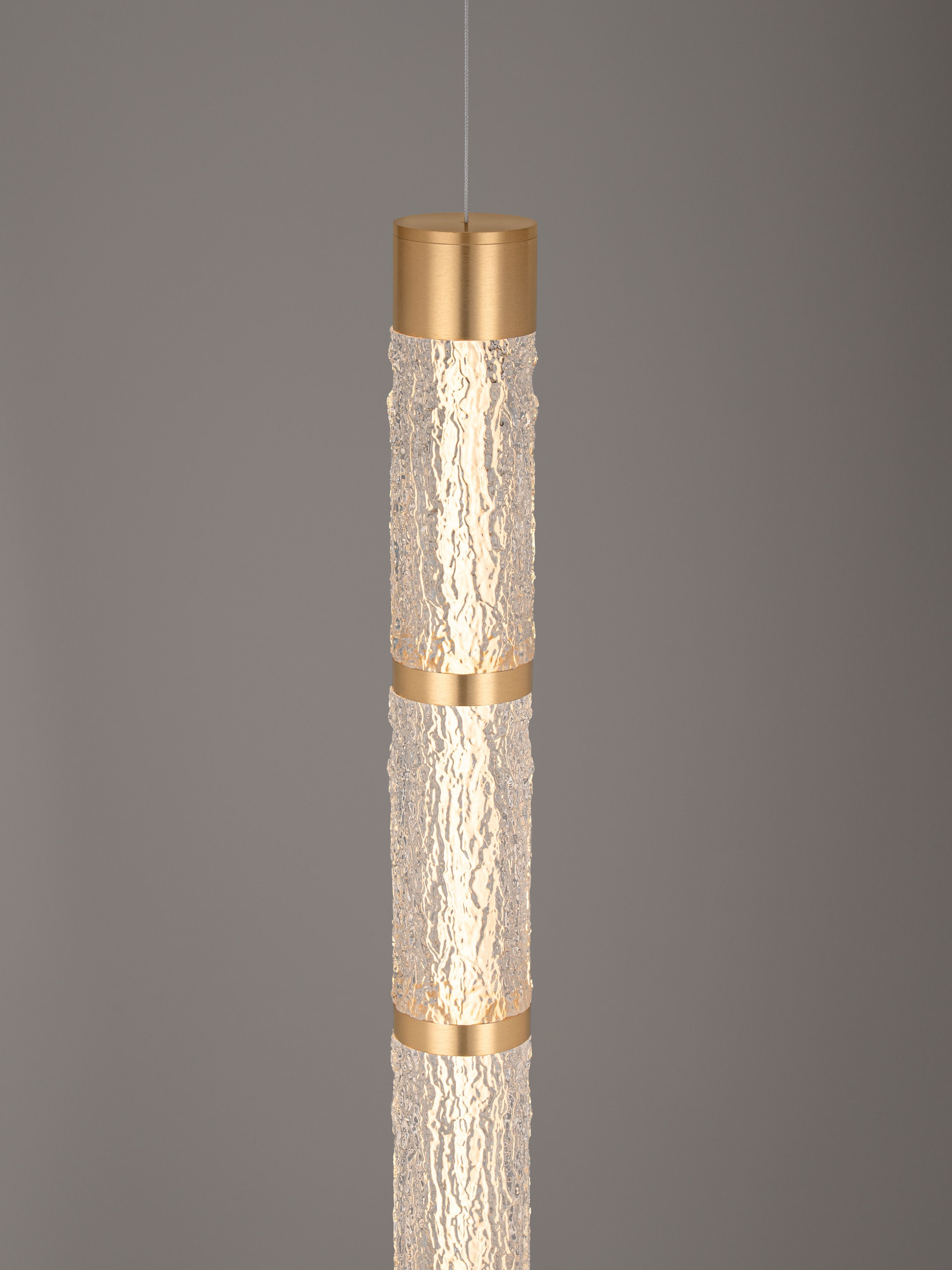 DECORO | D 12 cm | 31 W | 3000 K | 2249 lm | IP20 | Ορείχαλκος Χρυσός | Ατσάλι/Αλουμίνιο/Ακρυλικό/Σιλικόνη