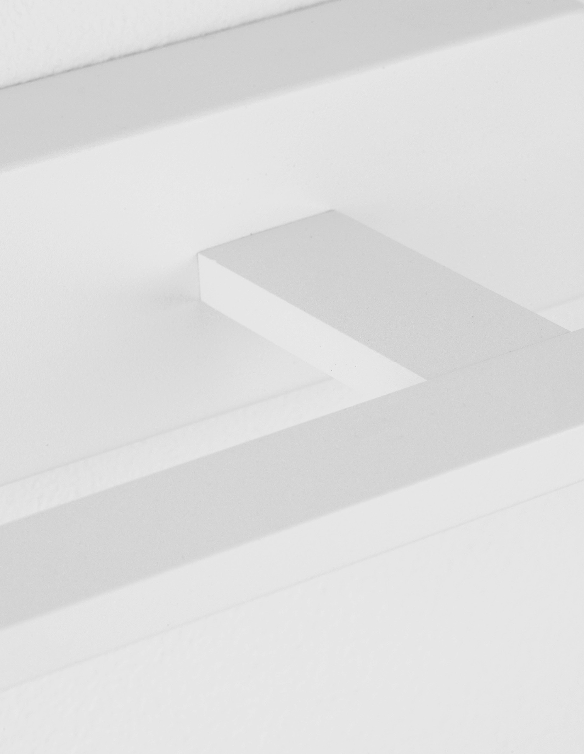 MONDRIAN | L 41.5 W 14 H 6 cm | 12 W | 3000 K | 913 lm | IP44 | White | Aluminum/Acrylic