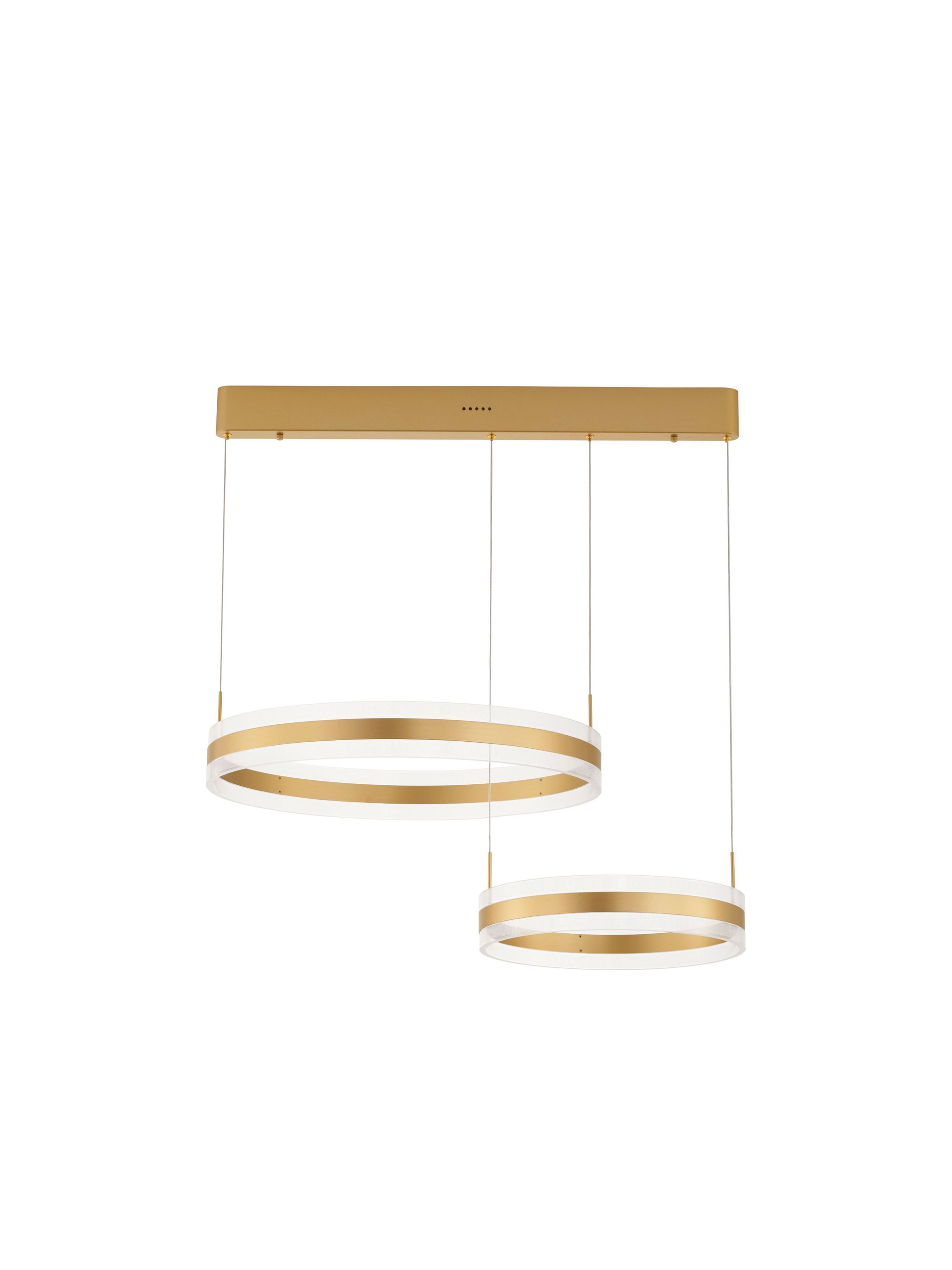 AGOS | L 82 W 60 H 150 cm | 124 W | 3000 K | 5421 lm | IP20 | Gold | Aluminum/Acrylic