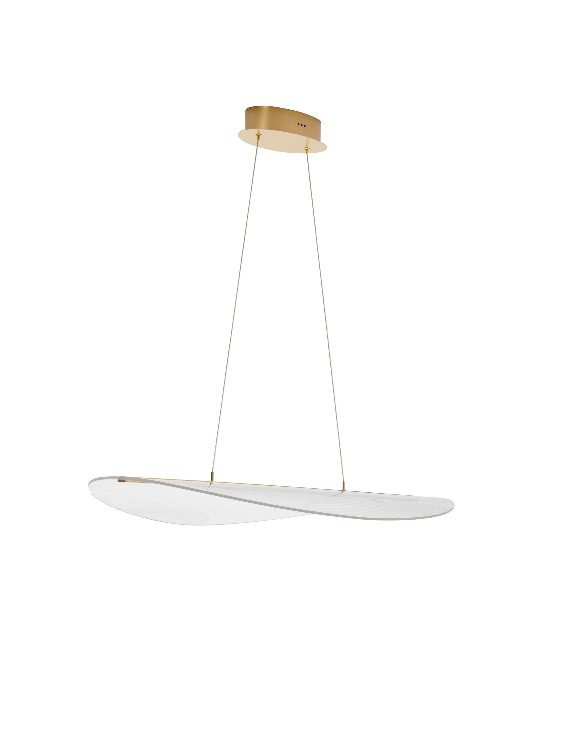 AGOS | L 95 W 56 H 150 cm | 32 W | 3000 K | 2156 lm | IP20 | Gold | Aluminum/Acrylic