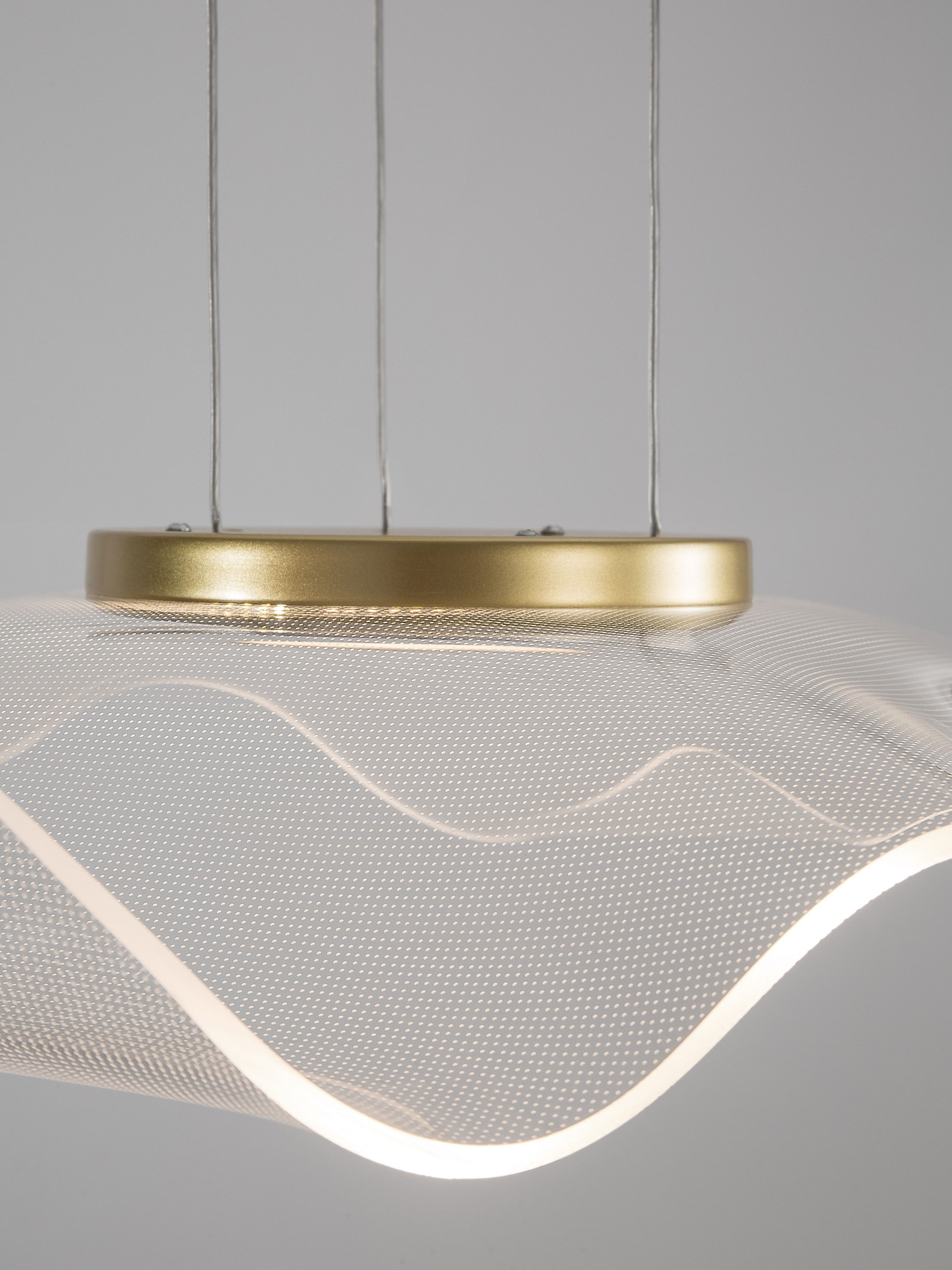SIDERNO | L 50 W 50 H 150 cm | 31 W | 3000 K | 1296 lm | IP20 | Or | Aluminium/Acrylique
