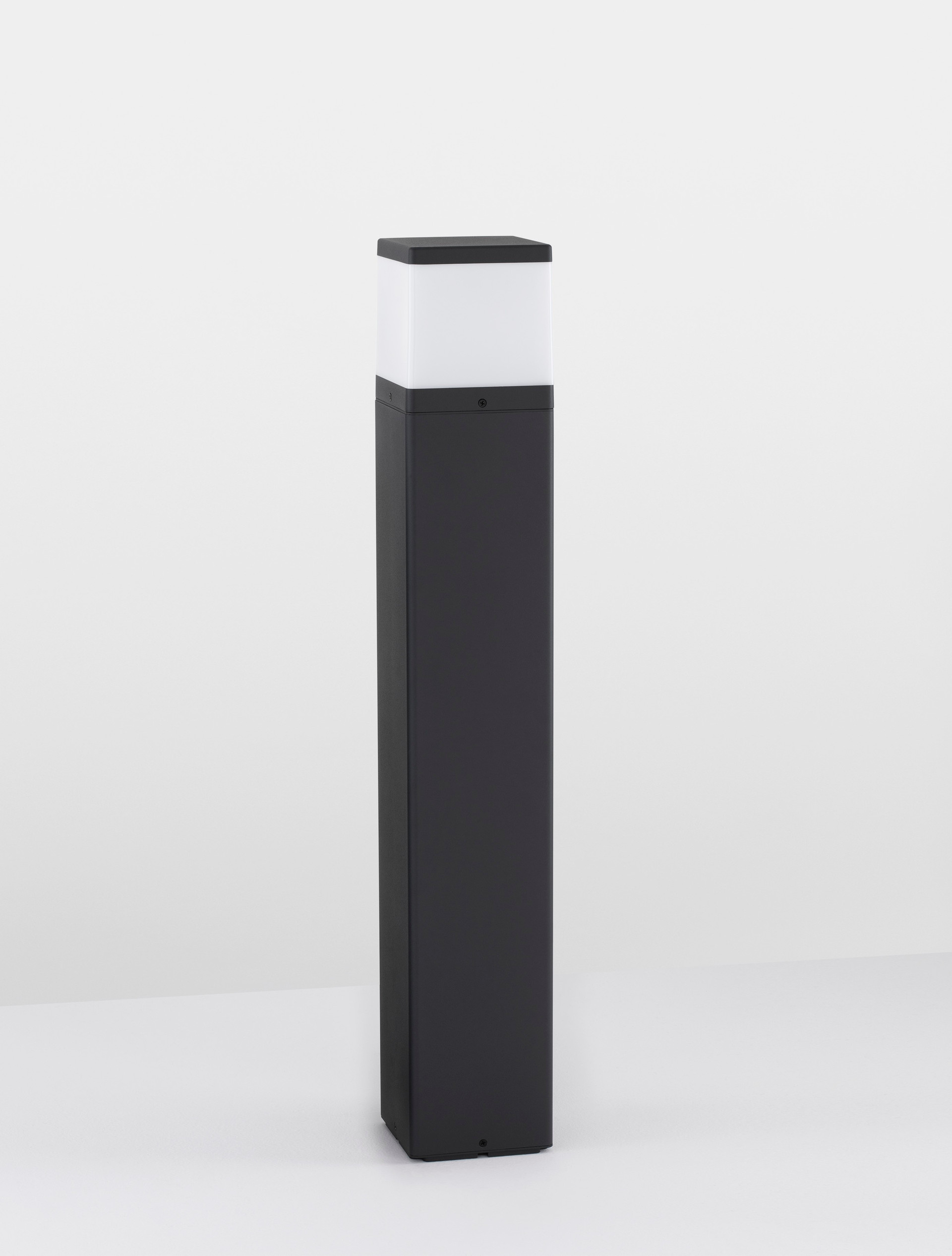 FERRON | L 13 W 13 H 80 cm | 12 W | IP65 | Dark Gray | Aluminum