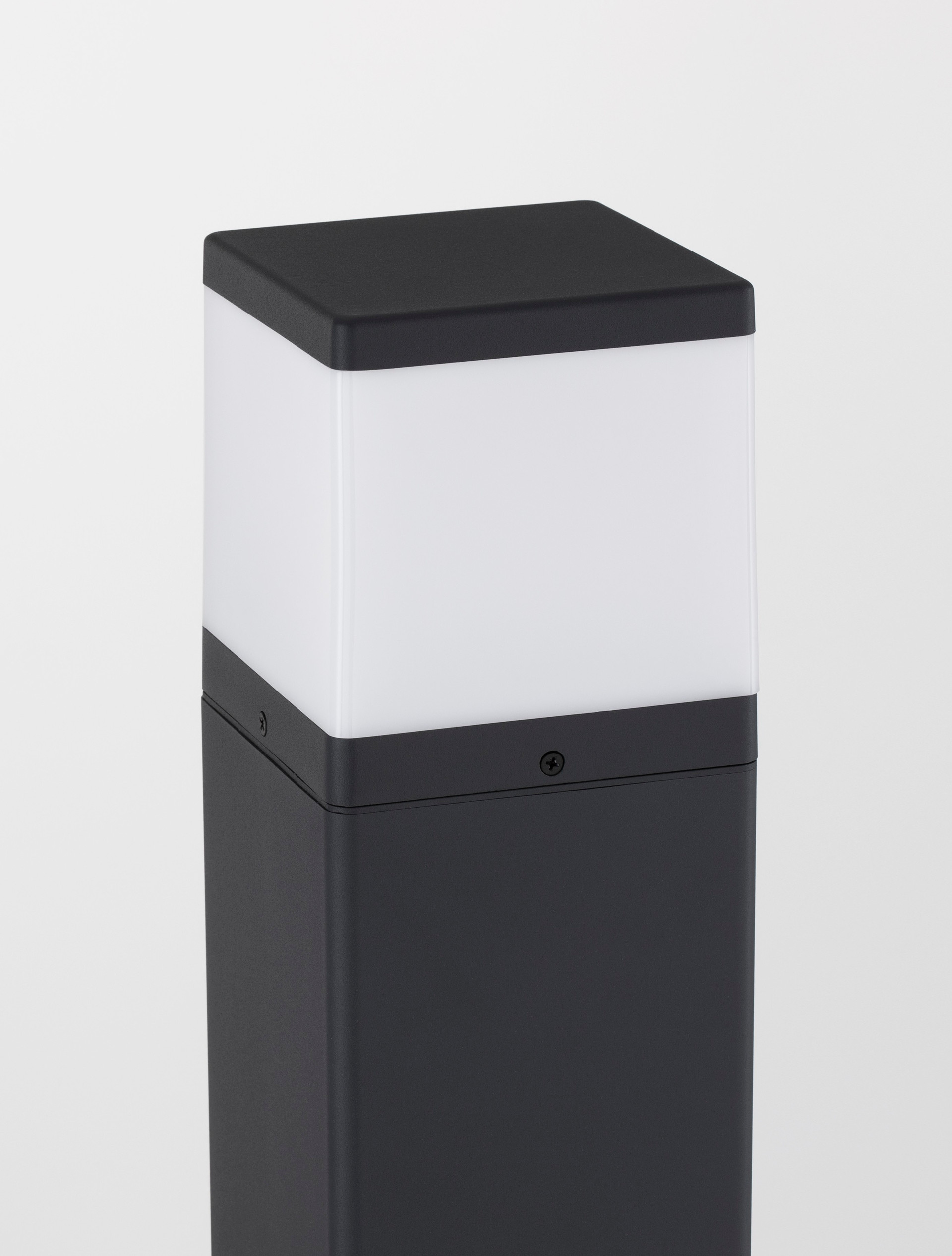 FERRON | L 13 W 13 H 80 cm | 12 W | IP65 | Dark Gray | Aluminum