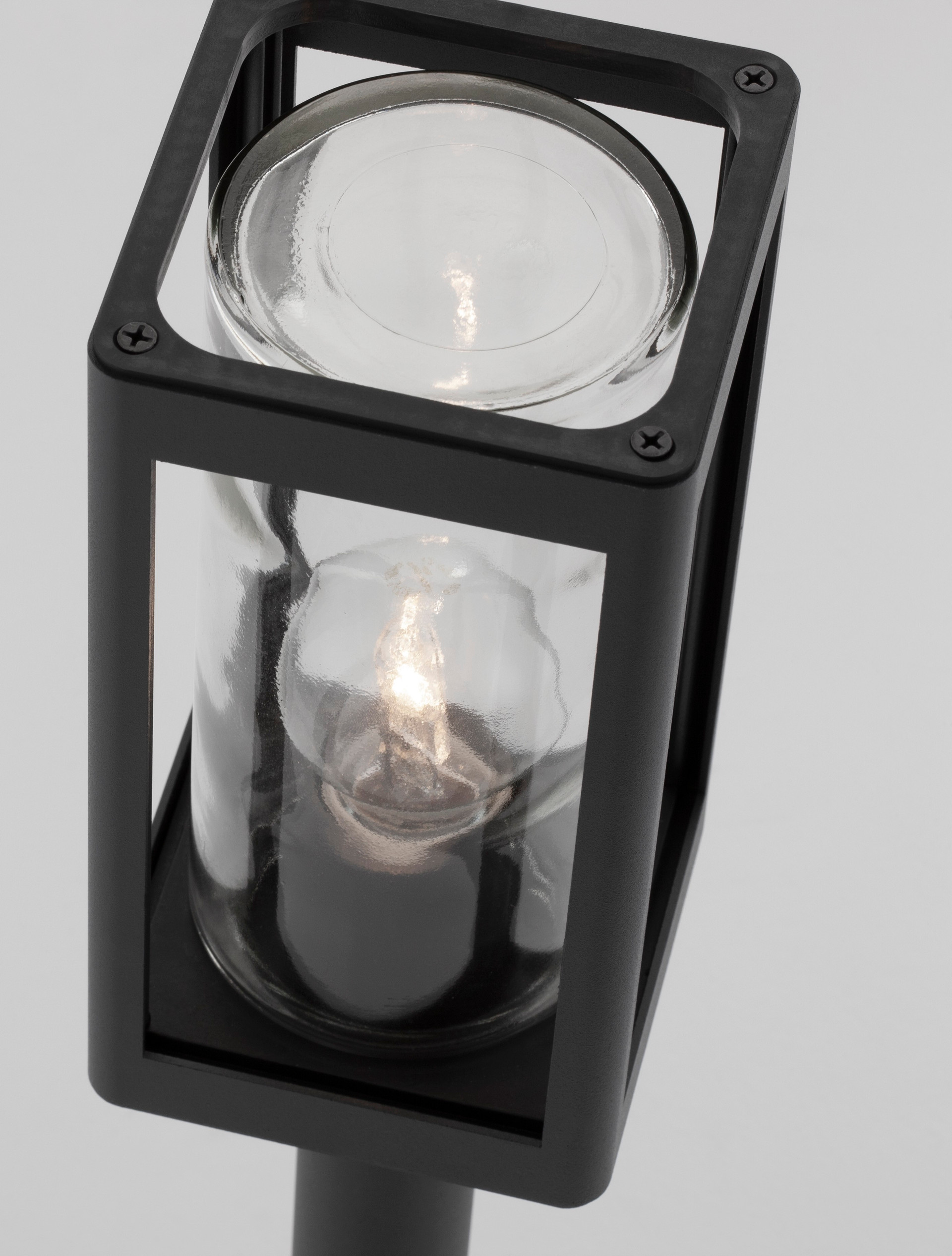 FIGO | L 11 W 11 H 50 cm | 12 W | IP54 | Grigio Scuro | Alluminio