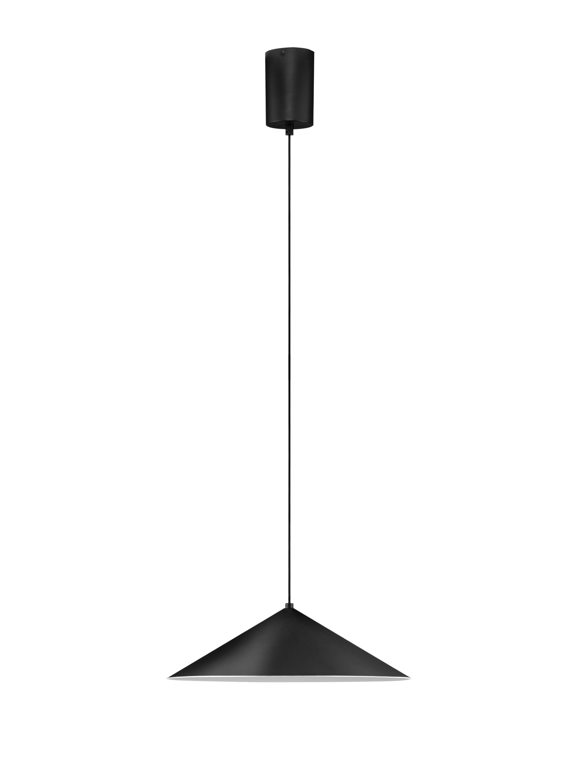LUI | H 205 D 40 cm | 12 W | 3000 K | 767 lm | IP20 | Black | Steel/Aluminum