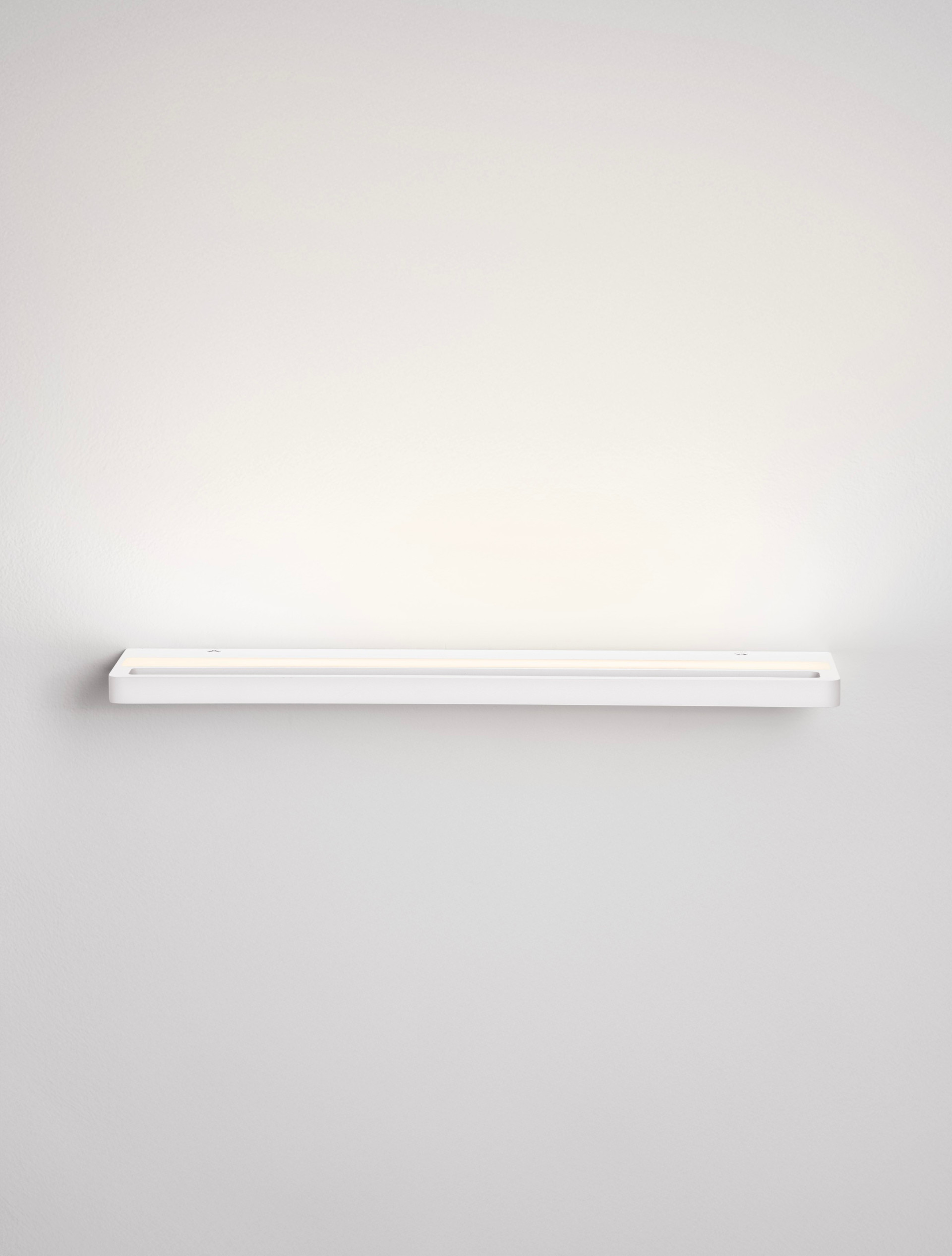 PABLO | L 40 W 12 H 1.5 cm | 12 W | 3000 K | 853 lm | IP20 | White | Aluminum