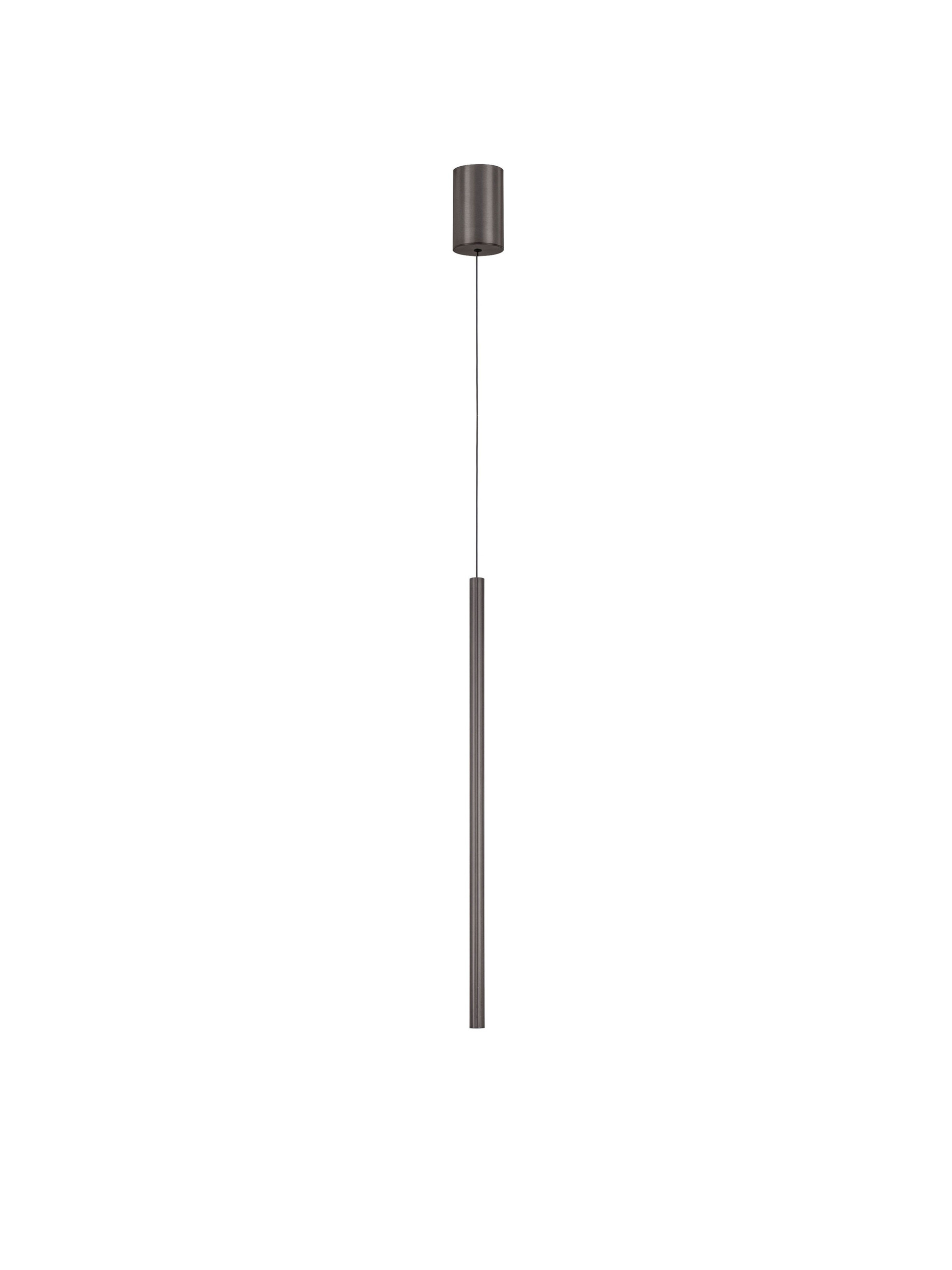 BRILLIA | H 250 D 7 cm | 4 W | 3000/2700/4000 K | 100 lm | IP20 | Foggy Nickel | Aluminum