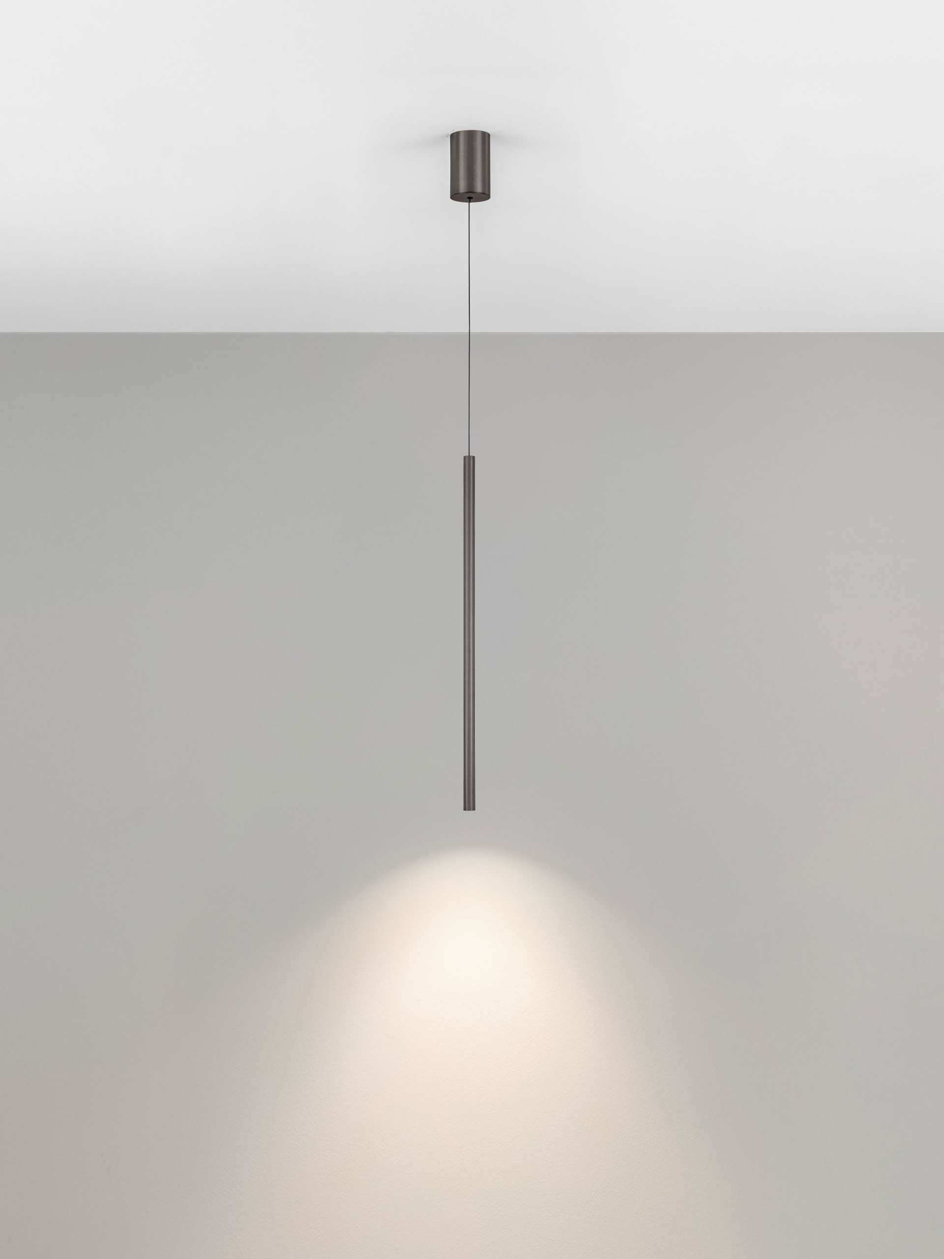 BRILLIA | H 250 D 7 cm | 4 W | 3000/2700/4000 K | 100 lm | IP20 | Foggy Nickel | Aluminum