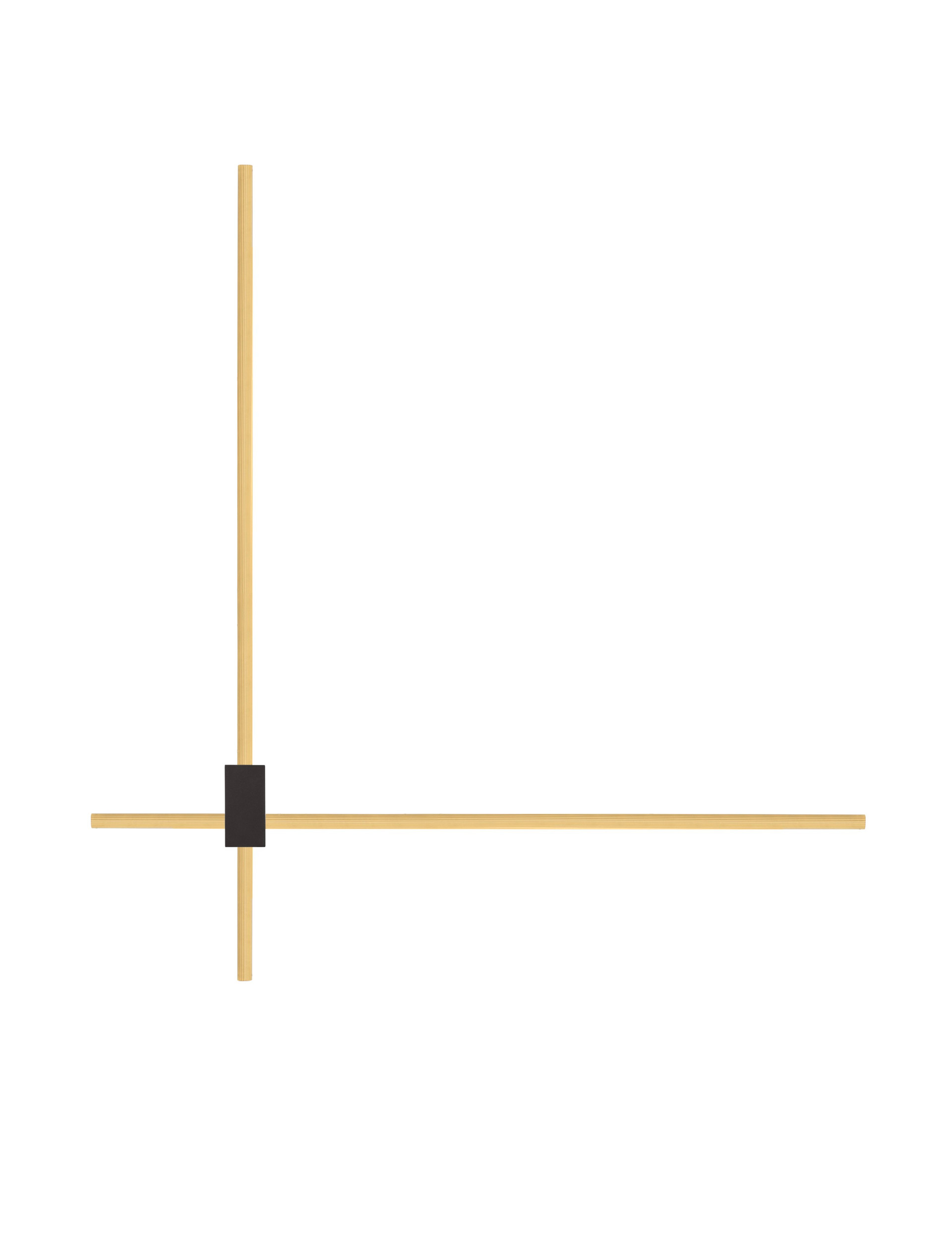 PEAK | L 76 W 9.5 H 80 cm | 20 W | 3000/2700/4000 K | 1000 lm | IP20 | Gold | Aluminum