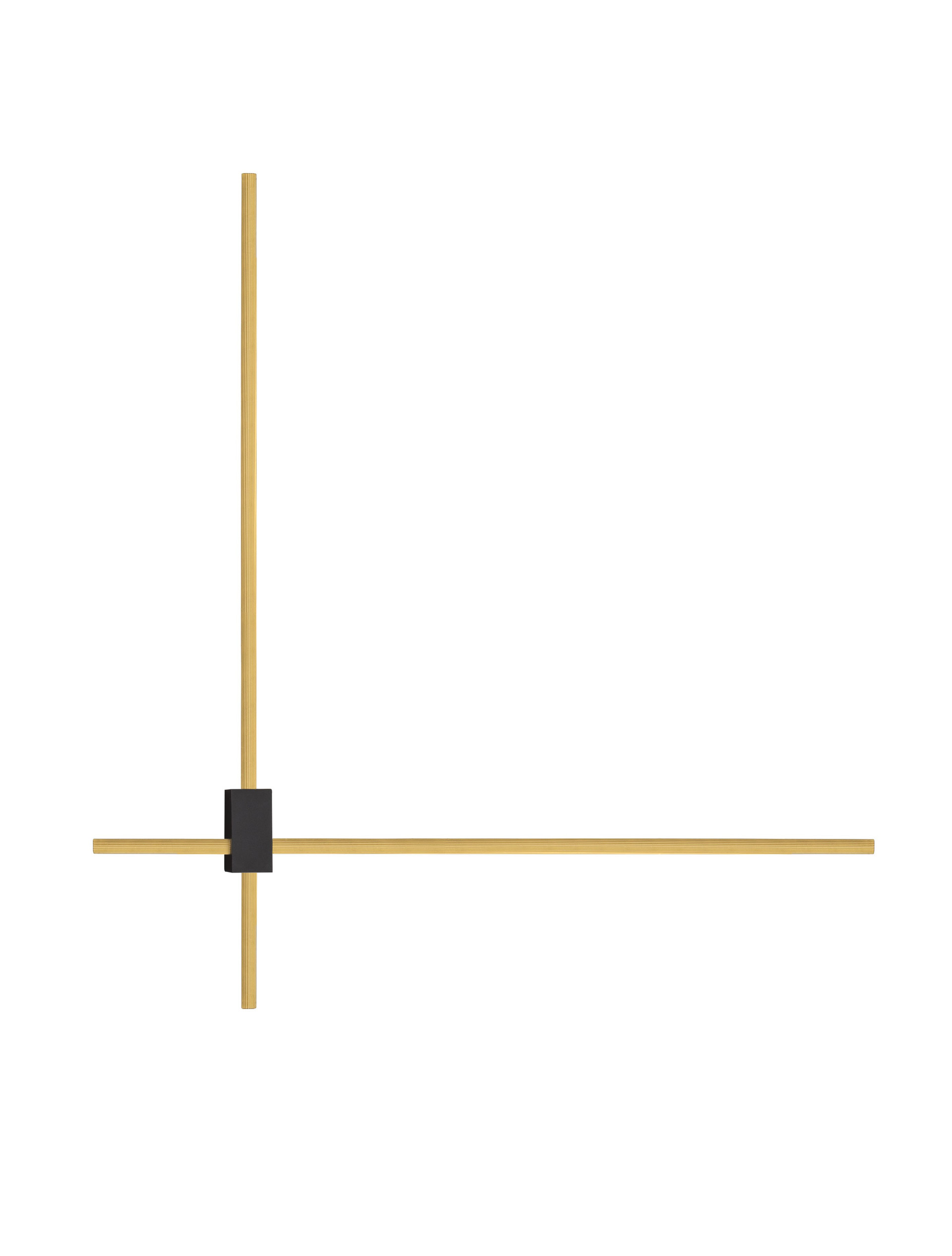 PEAK | L 76 W 9.5 H 80 cm | 20 W | 3000/2700/4000 K | 1000 lm | IP20 | Gold | Aluminum