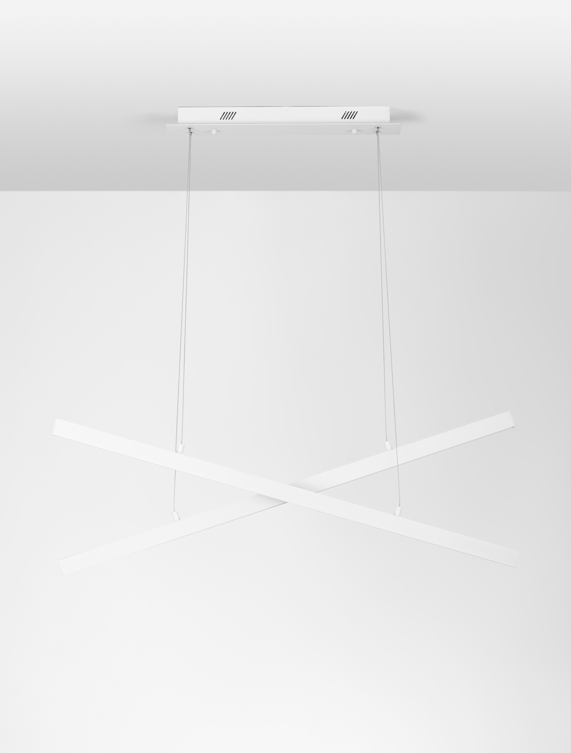 X-LINE | L 100 W 8 H 120 cm | 40 W | 3000 K | 1428 lm | IP20 | White | Aluminum/Acrylic