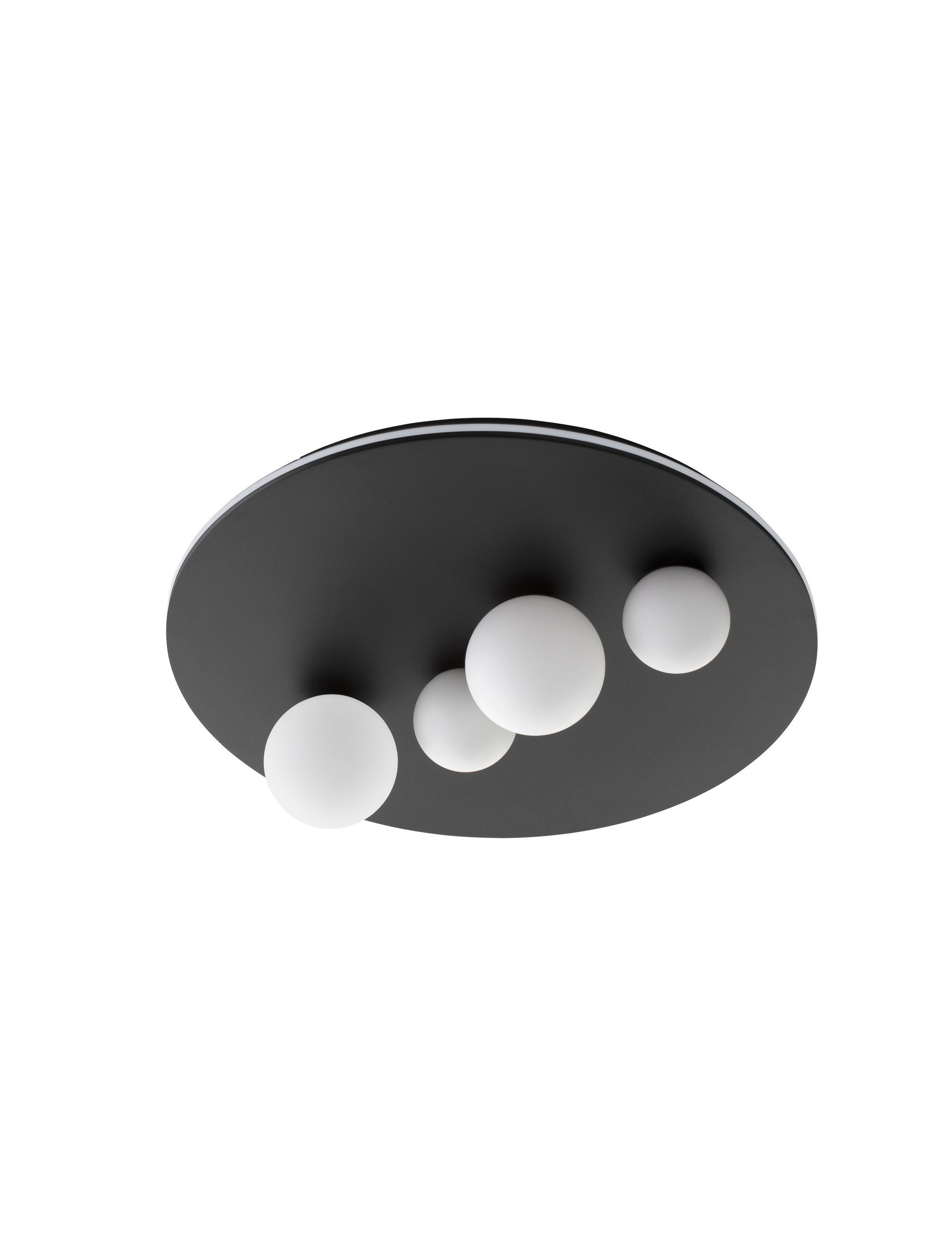 VELNA | H 17.5 D 62 cm | 63 W | 3000 K | 2720 lm | IP20 | Black/White | Glass/Aluminum
