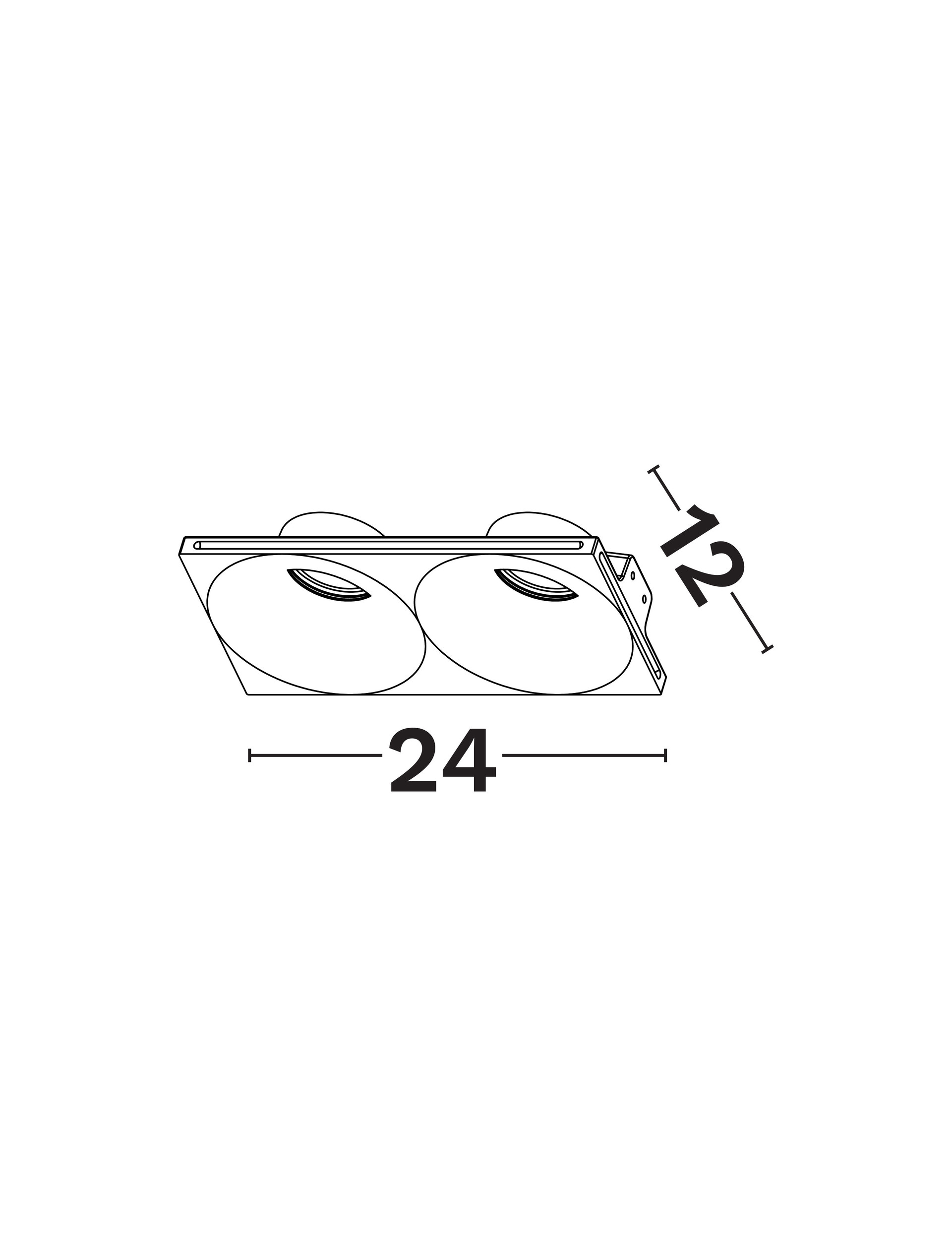 9079500 Gol W-240W-TL-D24-Sq Downlights Architectural