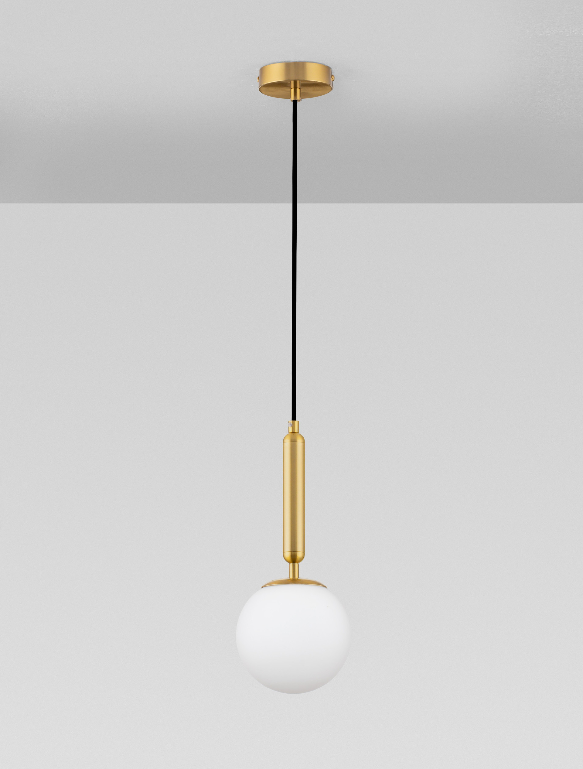 MONET | H 185 D 15 cm | 12 W | IP20 | Λευκό/Χρυσός | Γυαλί/Μέταλλο