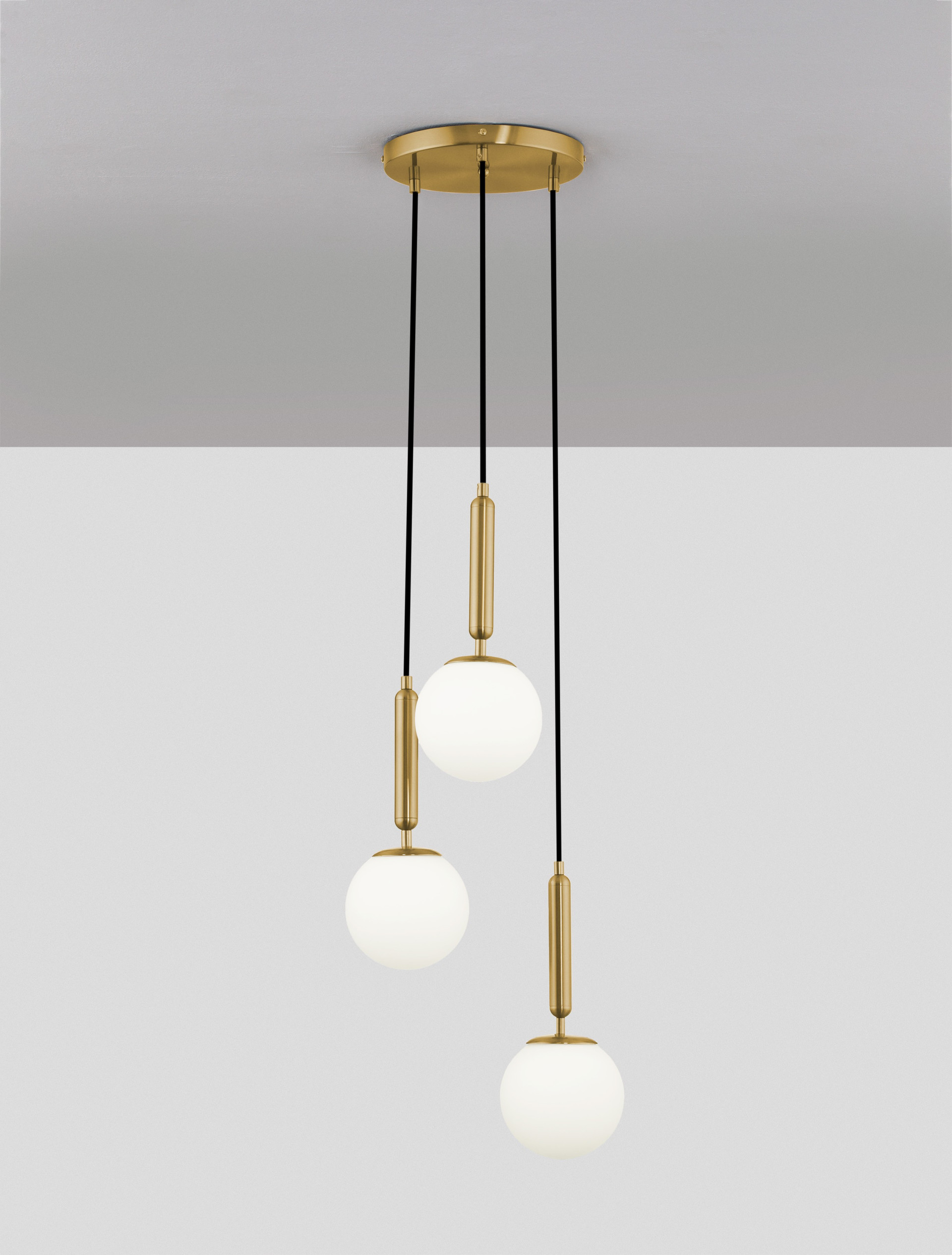 MONET | H 155 D 35 cm | 36 W | IP20 | Blanc/Or | Verre/Métal