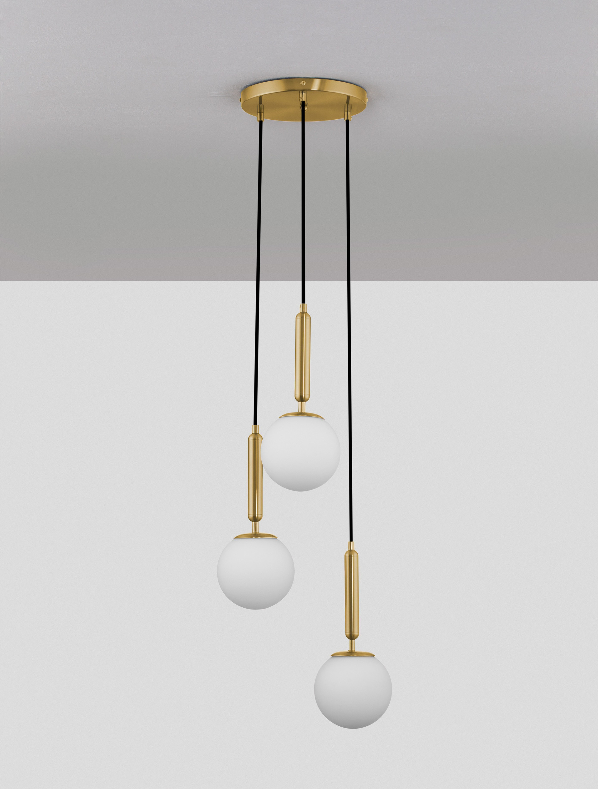 MONET | H 155 D 35 cm | 36 W | IP20 | Blanc/Or | Verre/Métal