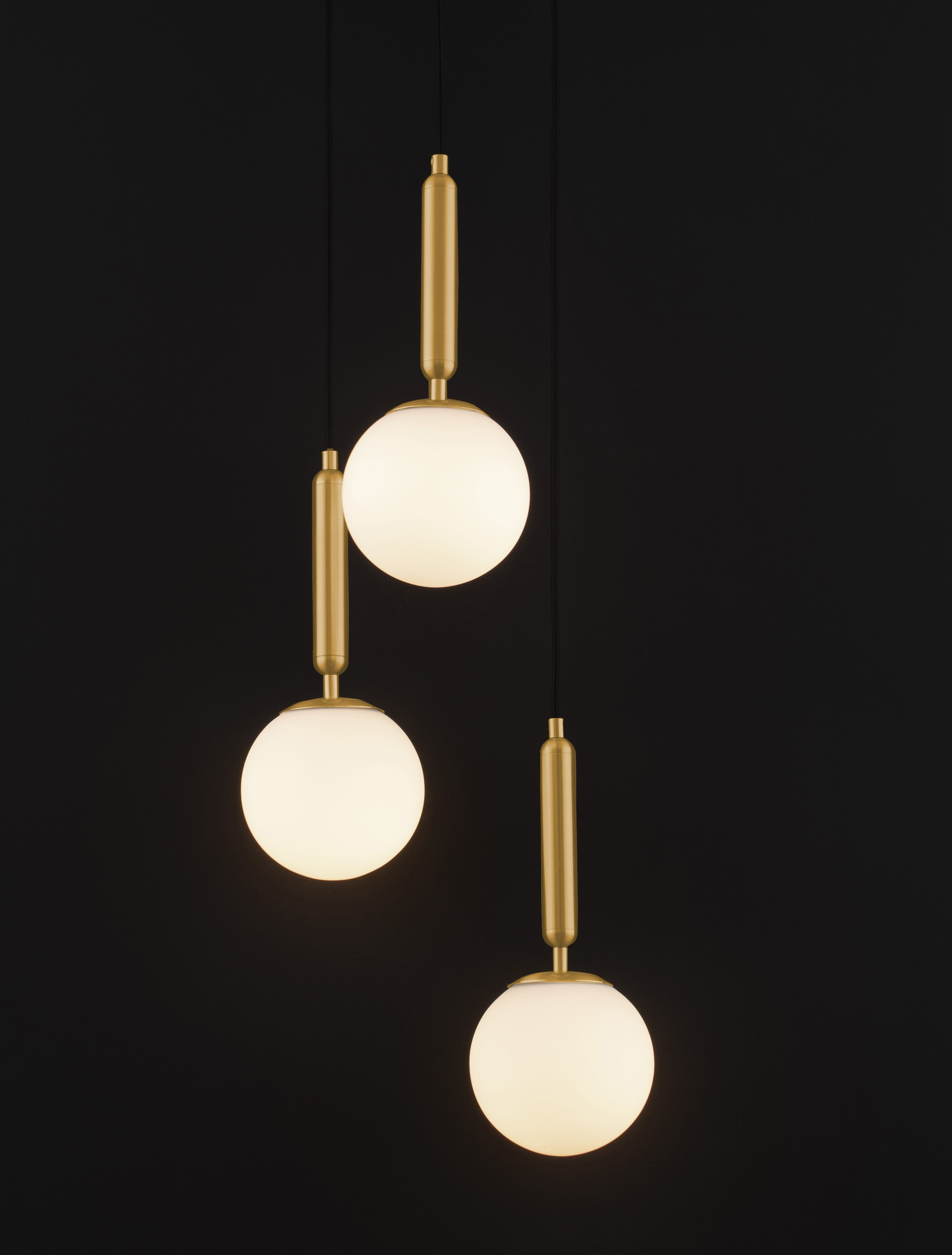 MONET | H 155 D 35 cm | 36 W | IP20 | Blanc/Or | Verre/Métal