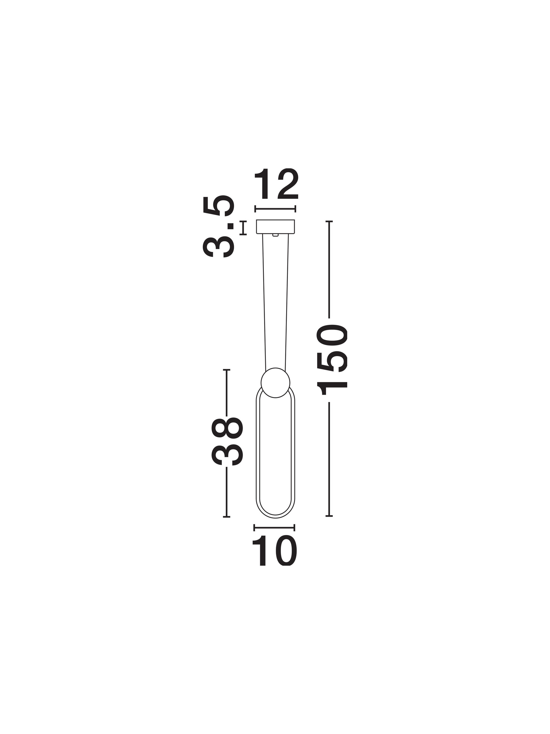 WIRO | L 10 W 12 H 150 cm | 11 W | 3000 K | 770 lm | IP20 | Black | Aluminum/Acrylic