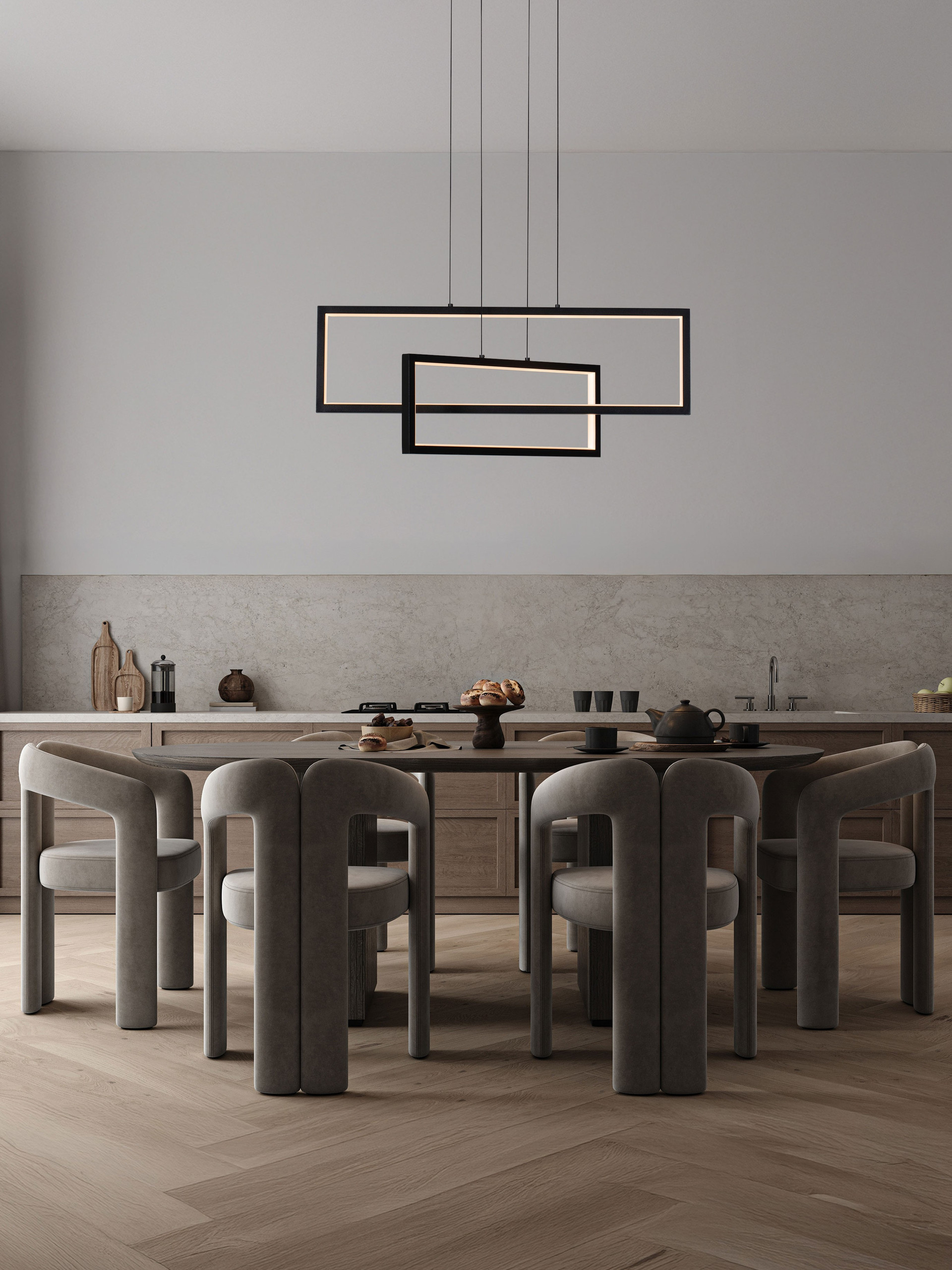 ALIS | L 70 W 9.5 H 150 cm | 47 W | 3200 K | 1180 lm | IP20 | Black | Steel/Aluminum/Acrylic