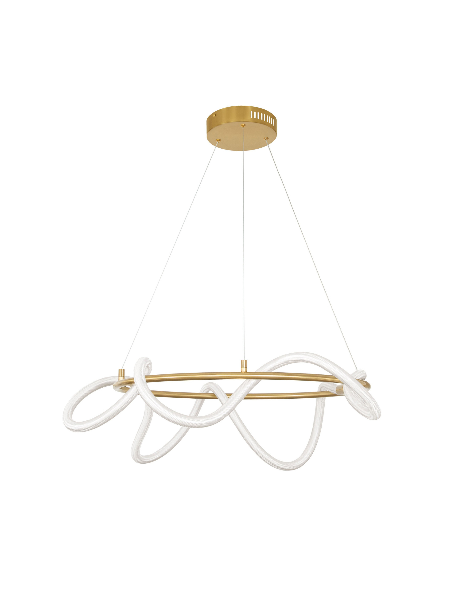 CERELIA | H 120 D 60 cm | 34 W | 3000 K | 2271 lm | IP20 | Gold | Metal/Silicone