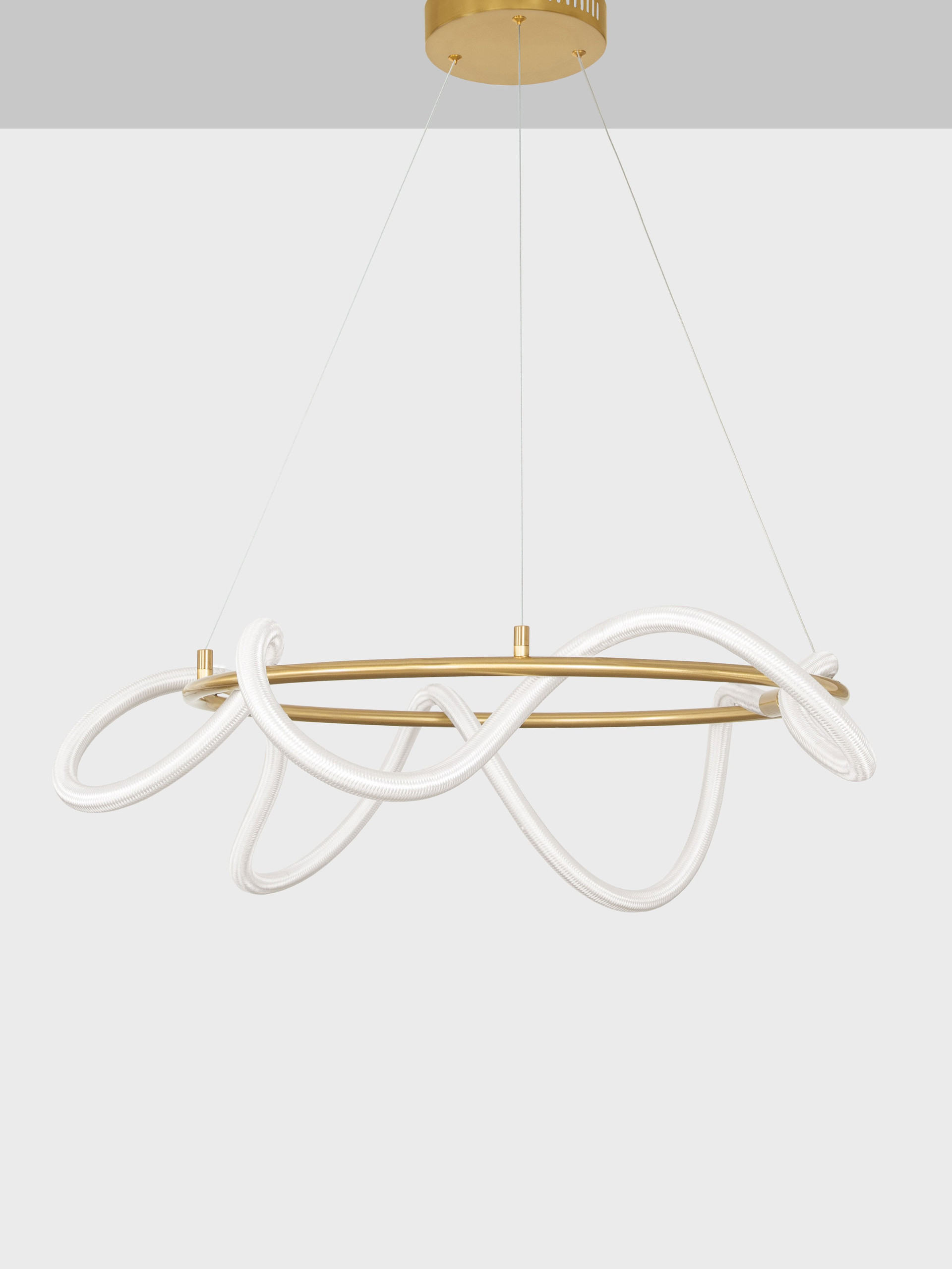 CERELIA | H 120 D 60 cm | 34 W | 3000 K | 2271 lm | IP20 | Gold | Metal/Silicone