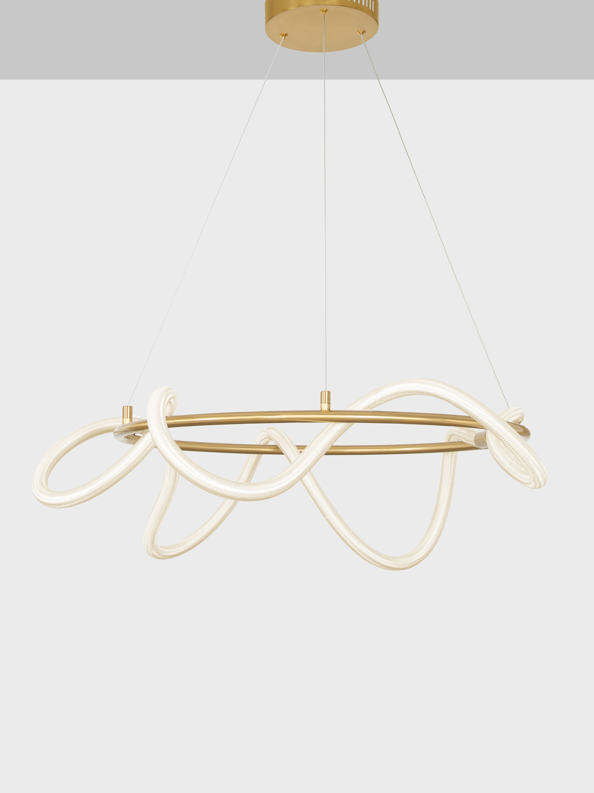 CERELIA | H 120 D 60 cm | 34 W | 3000 K | 2271 lm | IP20 | Gold | Metal/Silicone