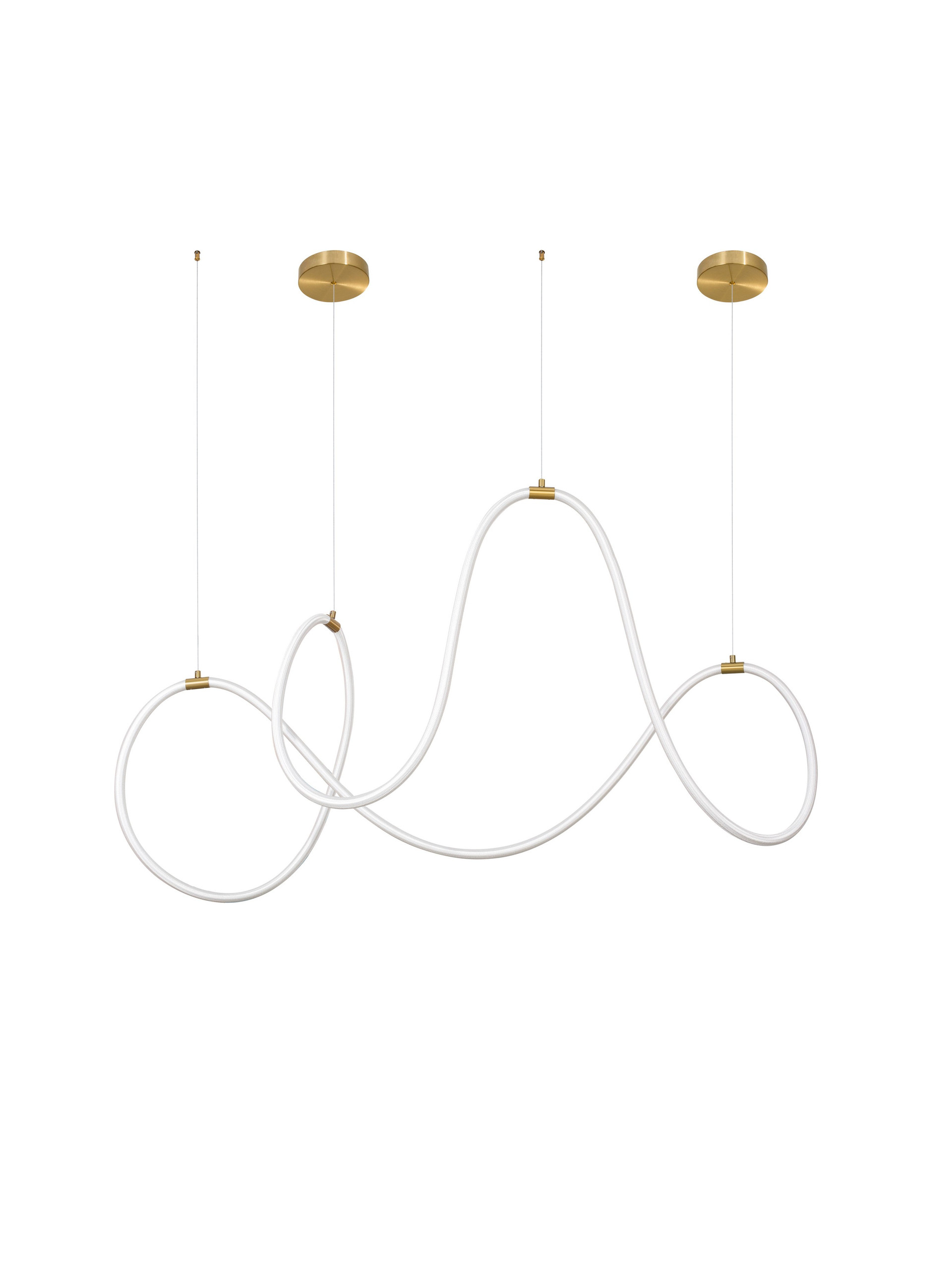 CERELIA | L 150 W 60 H 120 cm | 71 W | 3000 K | 4216 lm | IP20 | Gold | Metal/Silicone