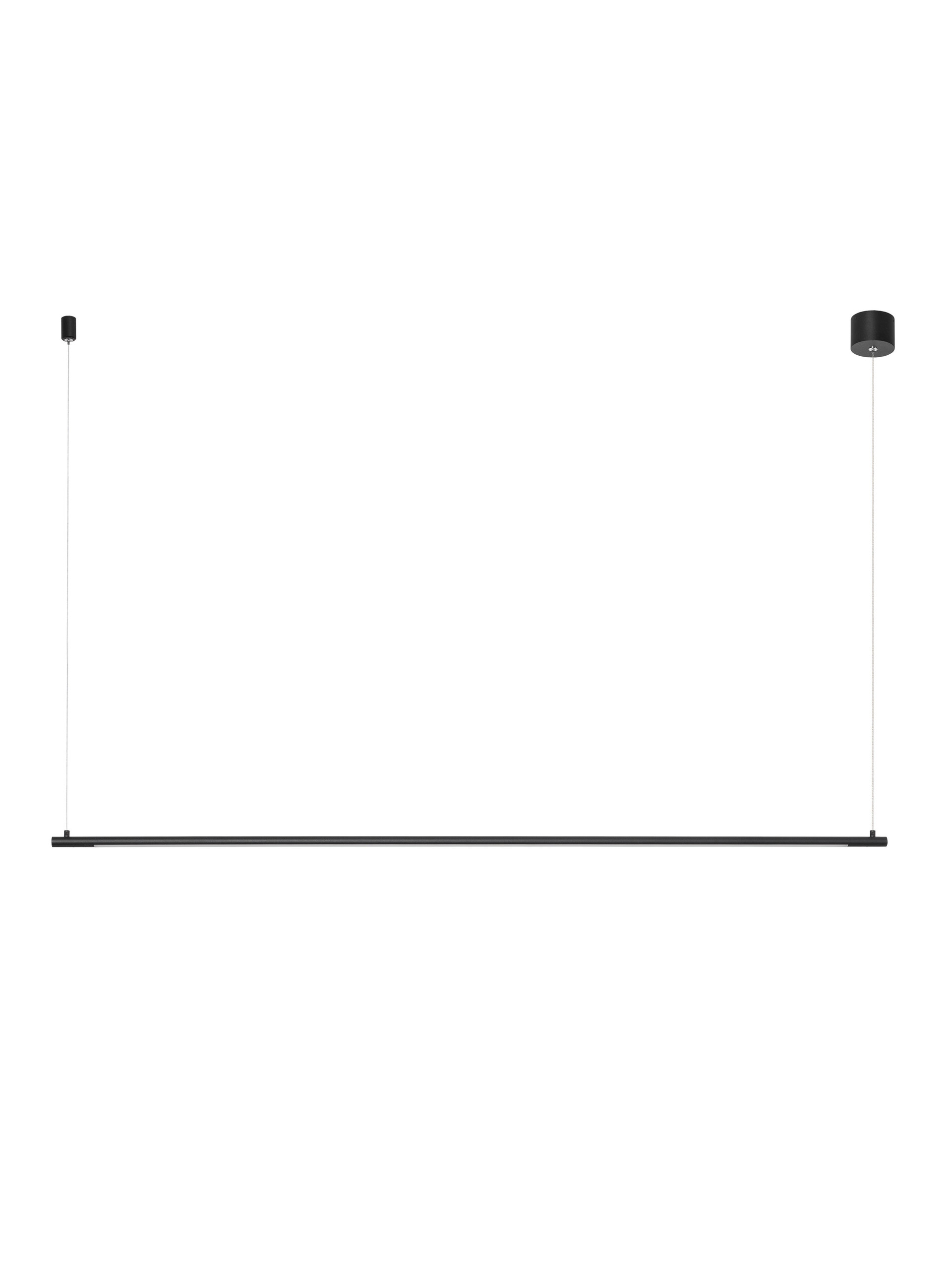 ELETTRA | L 120 W 7 H 150 cm | 20 W | 3000 K | 677 lm | IP20 | Black | Aluminum