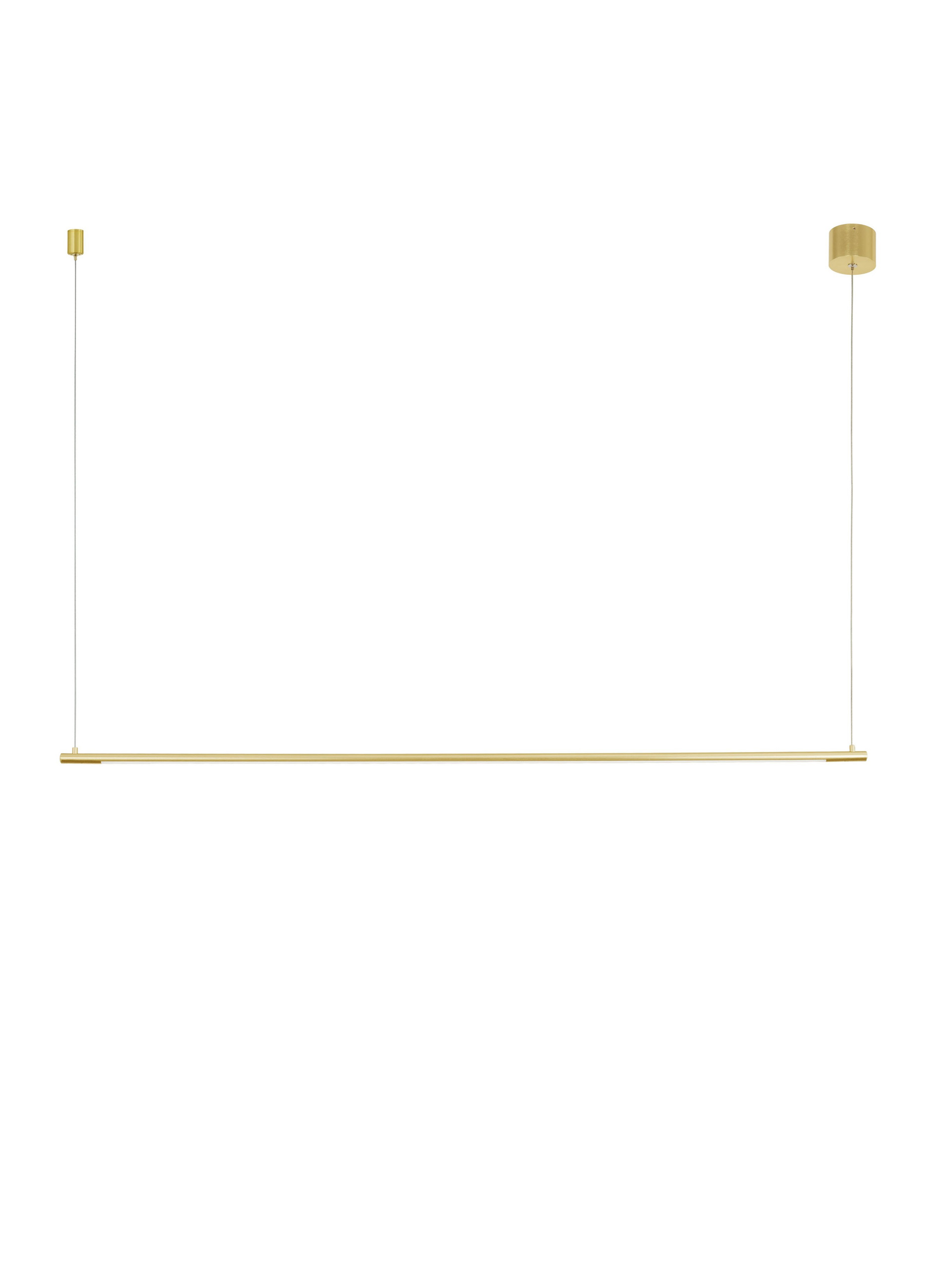 ELETTRA | L 120 W 7 H 150 cm | 20 W | 3000 K | 677 lm | IP20 | Gold | Aluminum