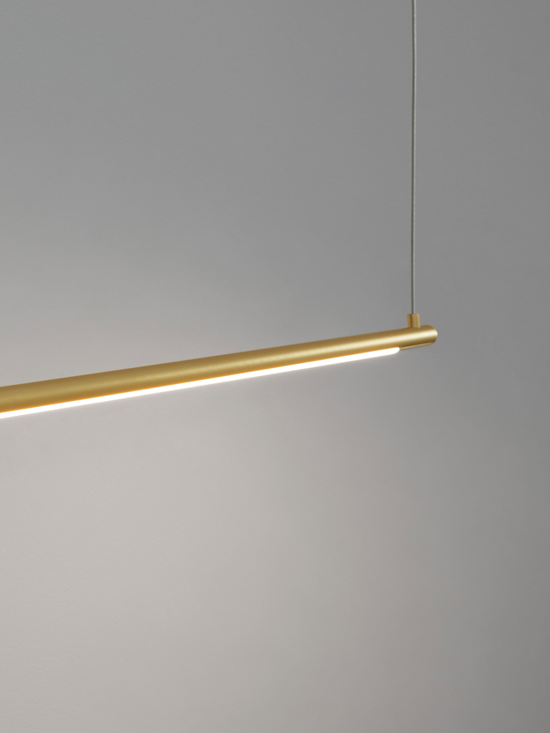 ELETTRA | L 120 W 7 H 150 cm | 20 W | 3000 K | 677 lm | IP20 | Gold | Aluminum